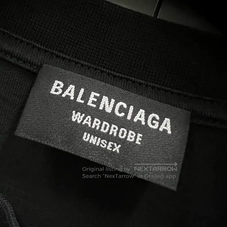 Balenciaga Balenciaga Wheat Scissors Logo Short Sleeve Size US S / EU 44-46 / 1 - 3 Thumbnail