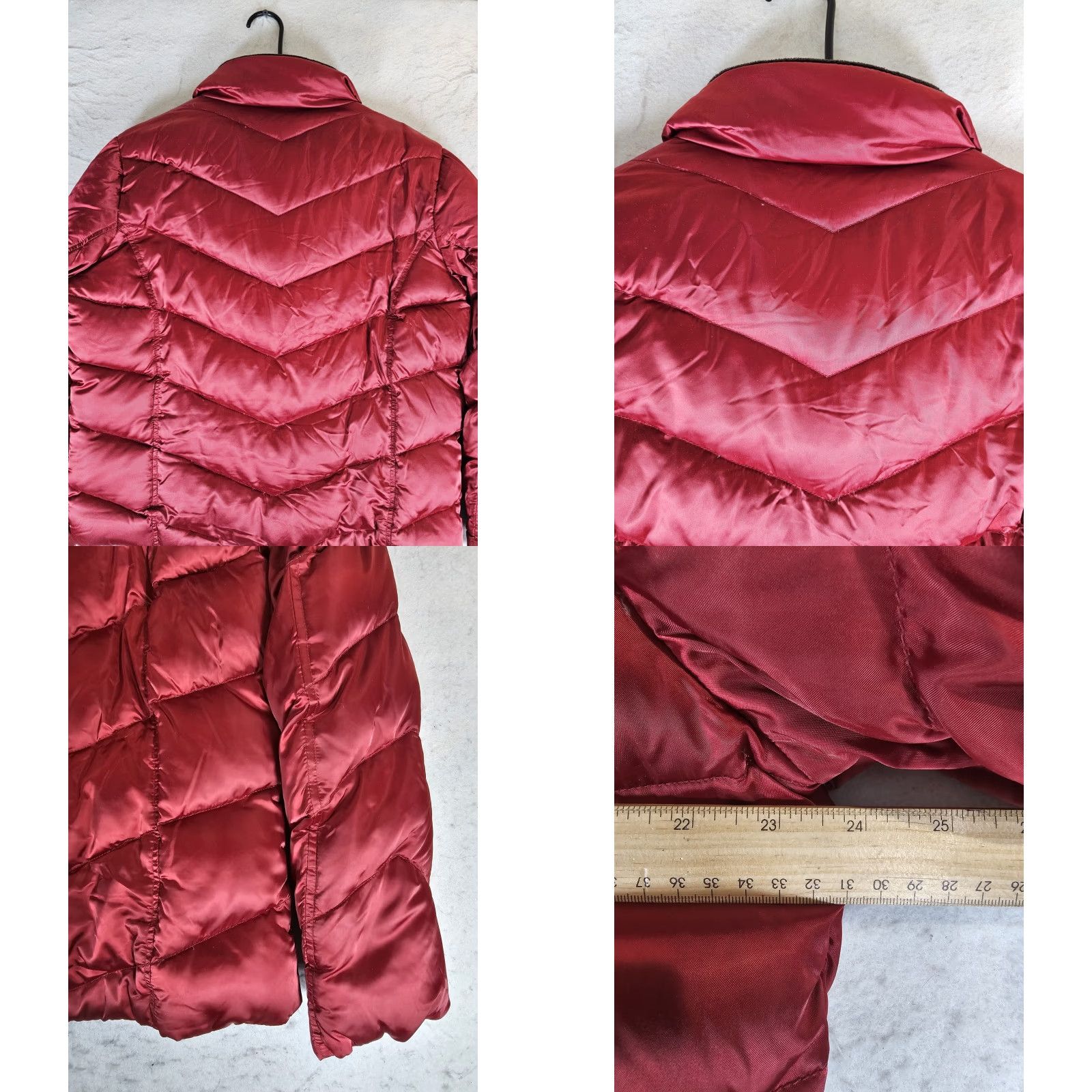 Eddie Bauer Eddie Bauer EB 550 Premium Goose Down Winter Puffer Coat Womens XL Full Zip Red Jacket Size XL / US 12-14 / IT 48-50 - 8 Thumbnail