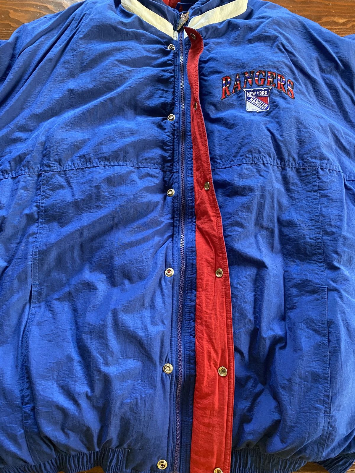 Starter Vintage 90’s New York Rangers Starter Full Zip Jacket Size US XXL / EU 58 / 5 - 13 Thumbnail