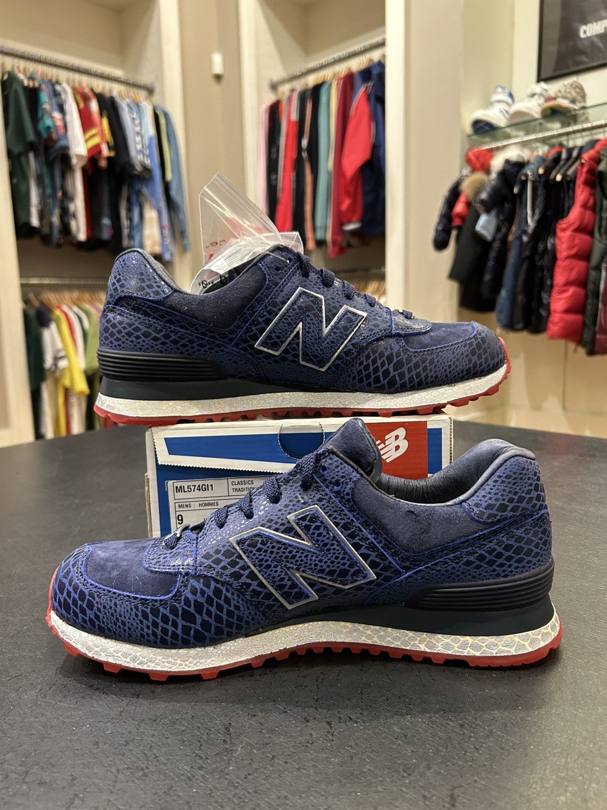 New Balance New Balance 574 X Bait X G.I. Joe ‘Cobra Commander’ Size US 9 / EU 42 - 2 Thumbnail