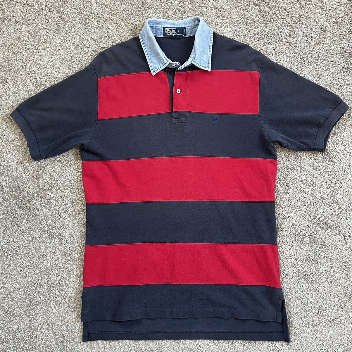 Polo Ralph Lauren Polo by Ralph Lauren Men's Striped Shirt Size XL Size US XL / EU 56 / 4 - 1 Thumbnail