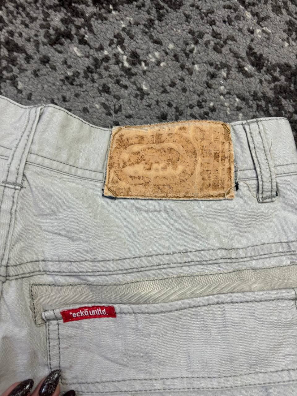 Ecko Unltd. × Japanese Brand × Vintage Vintage Y2K Ecko Unltd 3D Pocket Cargo Baggy Archival Pants Size US 31 - 8 Thumbnail