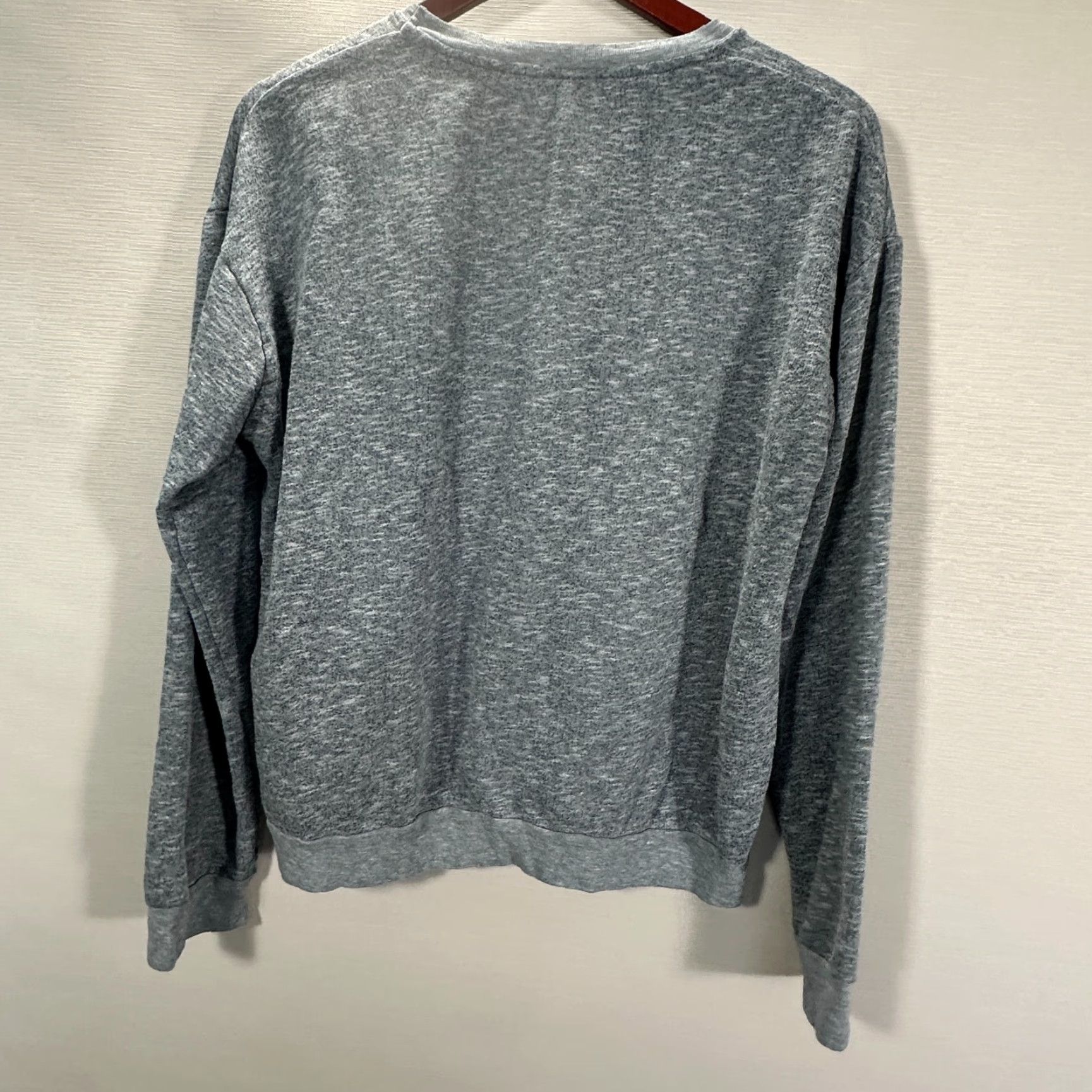 Doublet VINTAGE Double Agent Sweatshirt Womens L Gray Blue Note To Self Relax Pullover Logo Size L / US 10 / IT 46 - 6 Thumbnail