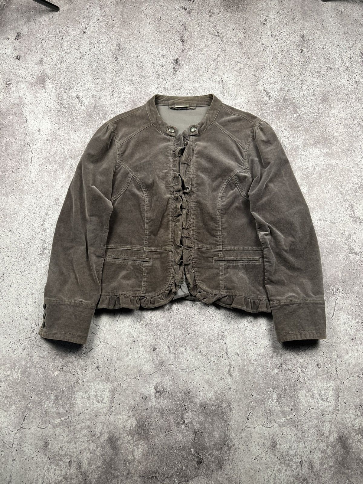 Japanese Brand Vintage Y2K Japanese Flared Napoleon Style Blazer Jacket Size XL / US 12-14 / IT 48-50 - 2 Thumbnail