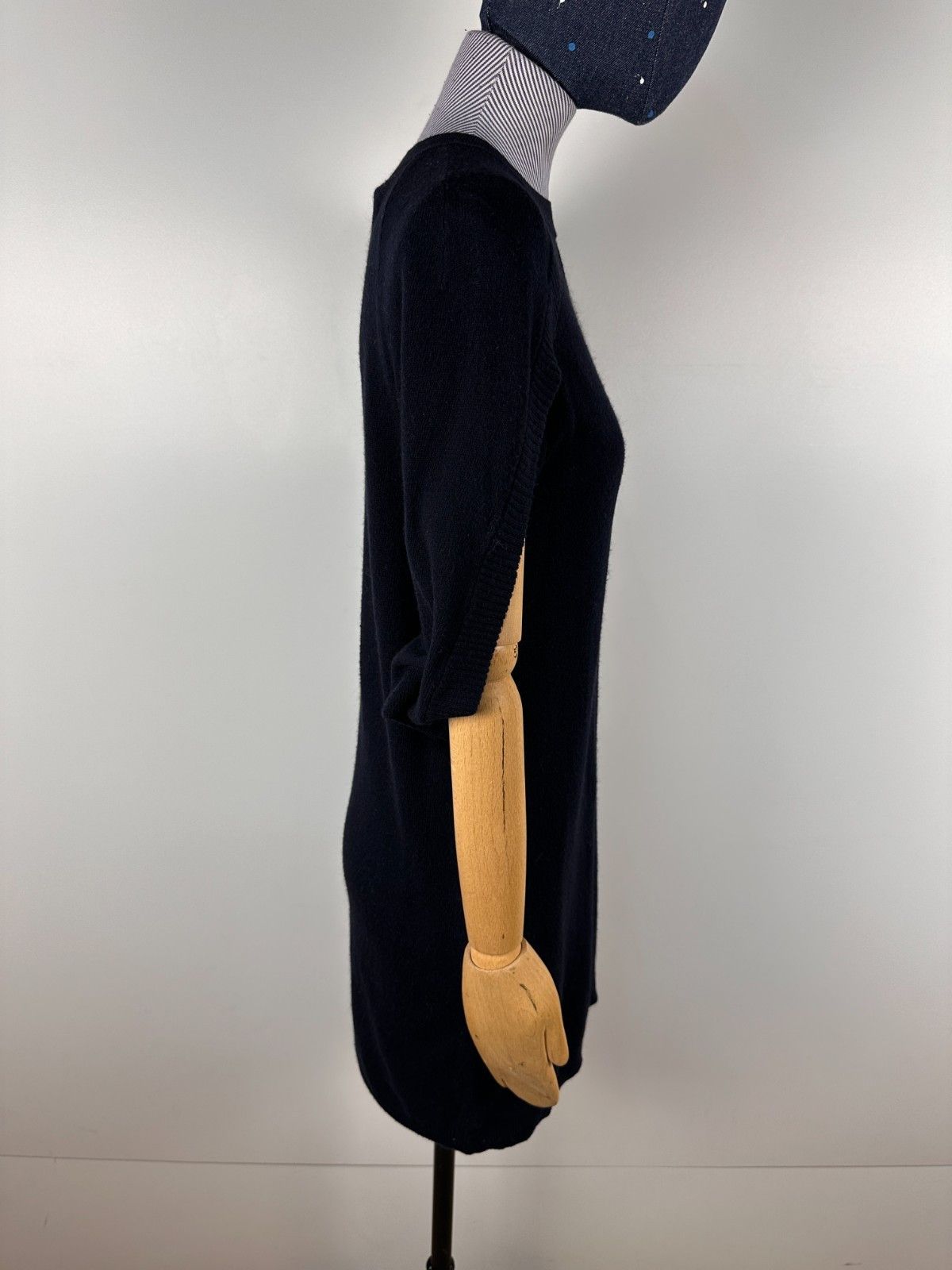 Allsaints All Saints Mini Dress Cotton Cashmere Black Size US2 Size XS / US 0-2 / IT 36-38 - 6 Thumbnail
