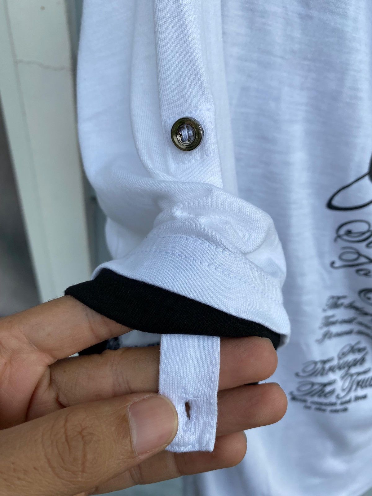 If Six Was Nine Beaumere Avant-Garde Text Tee Typography Japan Street Style Size L / US 10 / IT 46 - 9 Thumbnail