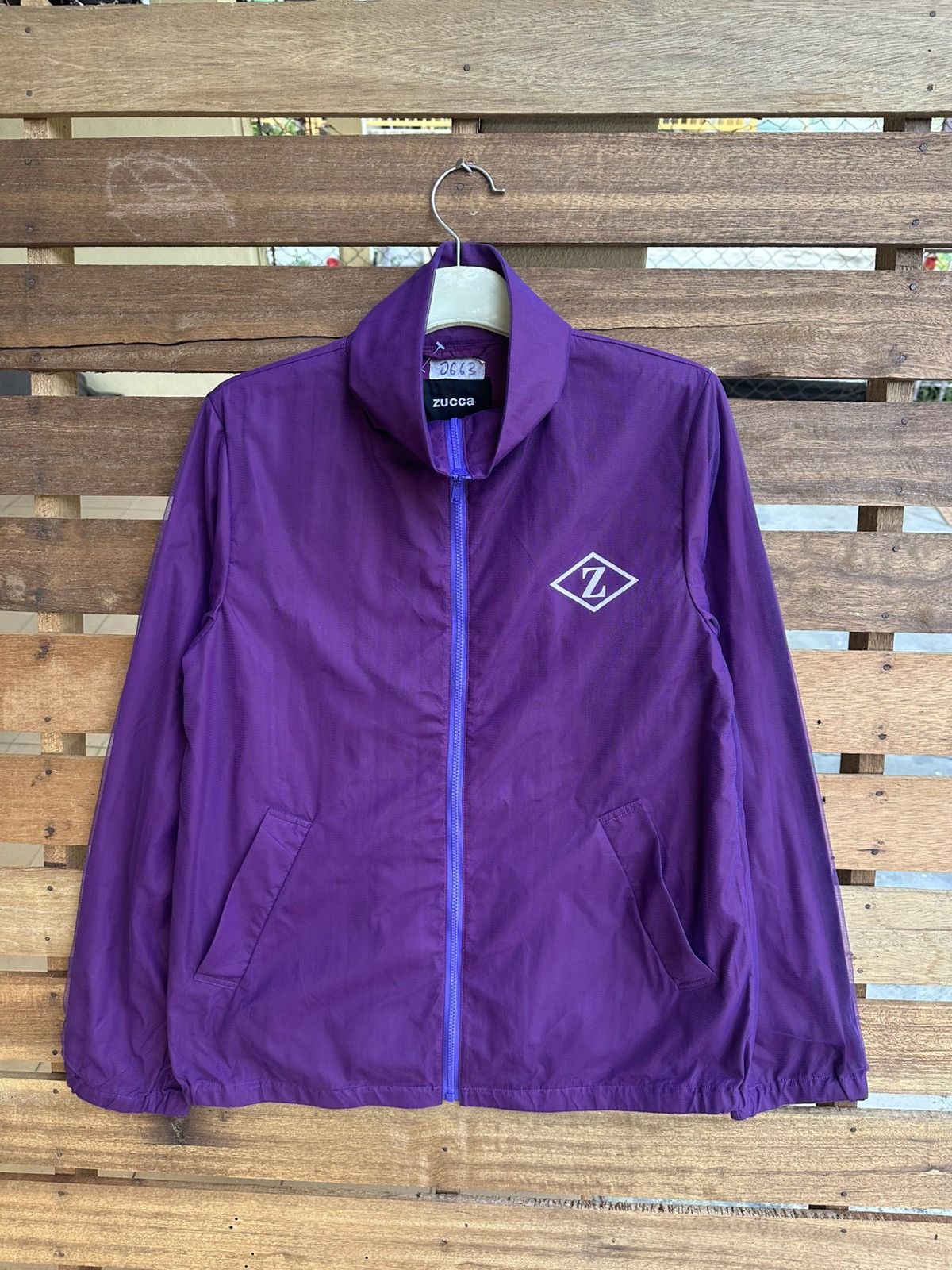 CABANE de ZUCCa Zucca Issey Miyake Nylon Zipper Jacket Size M / US 6-8 / IT 42-44 - 1 Thumbnail