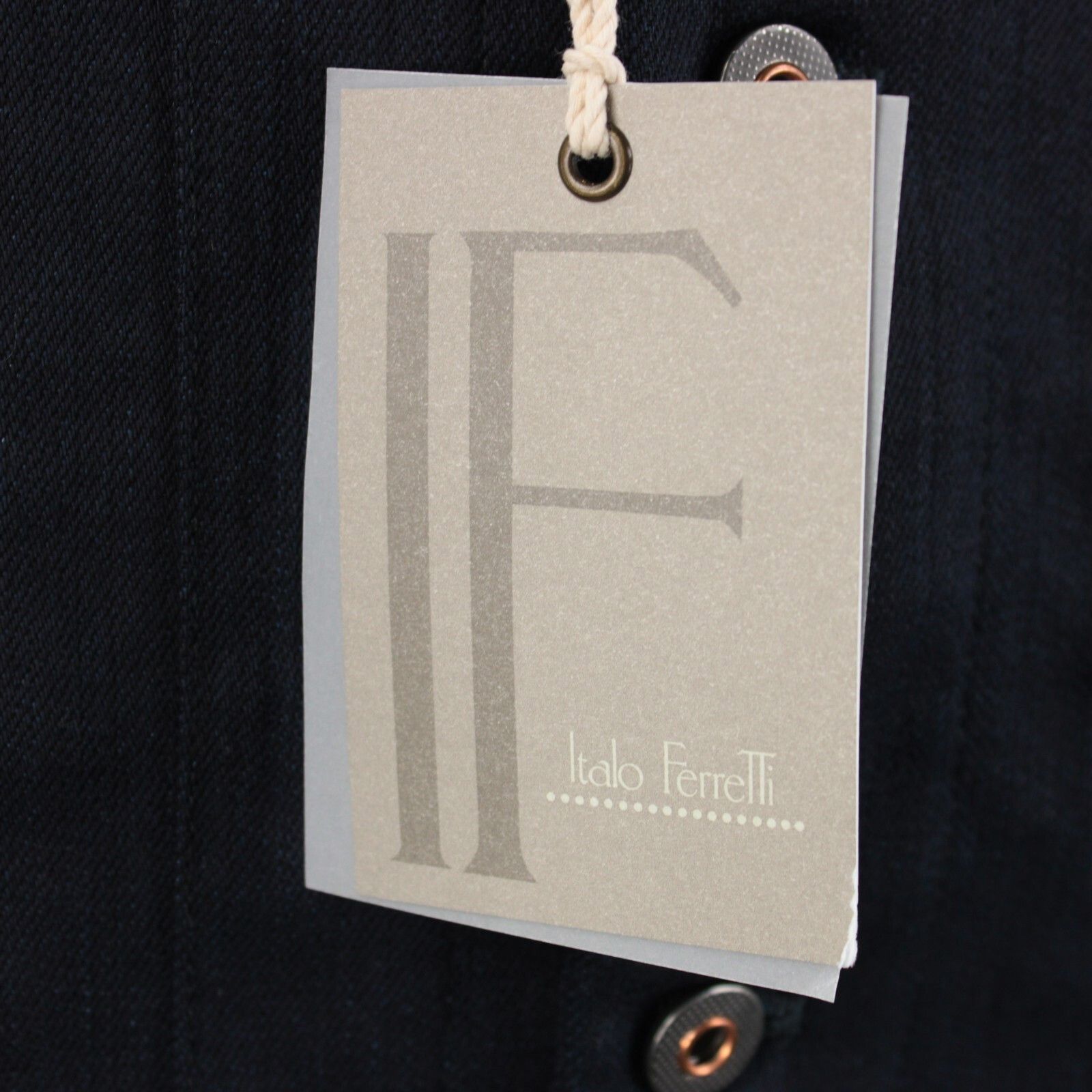 Other Italo Ferretti Jacket Size L US In Blue Cotton Blend Size US L / EU 52-54 / 3 - 3 Thumbnail