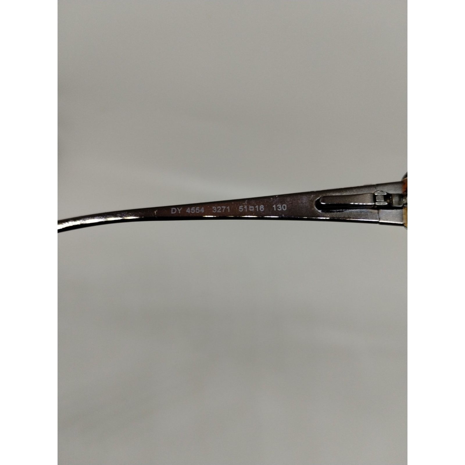 DKNY DKNY DY 4554 3271 Eyeglass Frame Tortoise Frame Silver Arms Size ONE SIZE - 7 Thumbnail