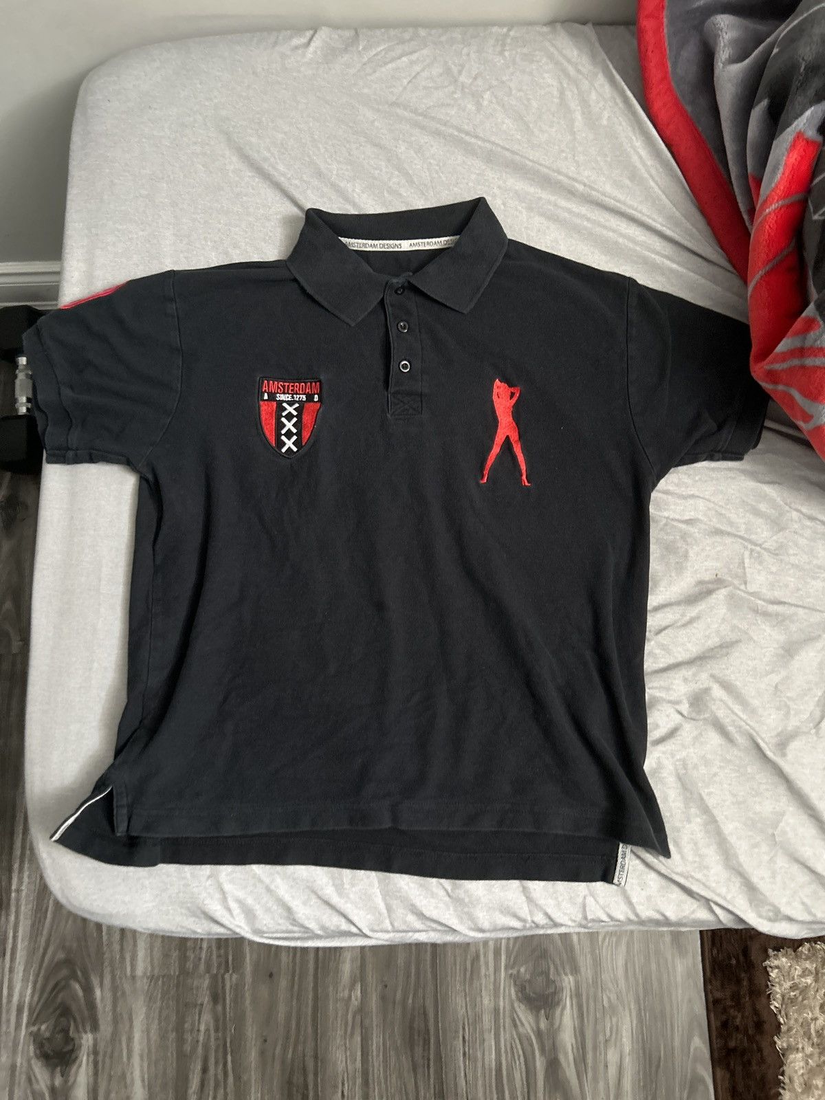 Vintage RedLight District Polo Size US S / EU 44-46 / 1 - 1 Thumbnail