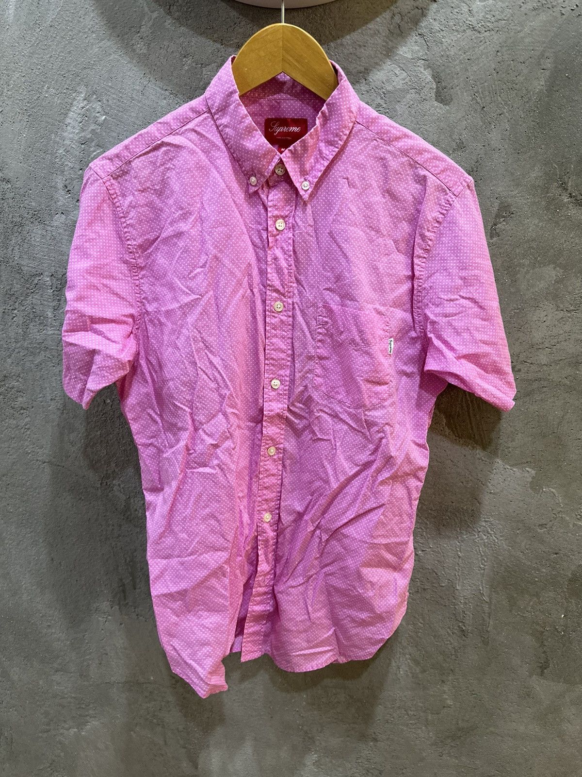 Supreme SS13 Supreme Polka Micro Dot Western Shirt Size US M / EU 48-50 / 2 - 1 Thumbnail