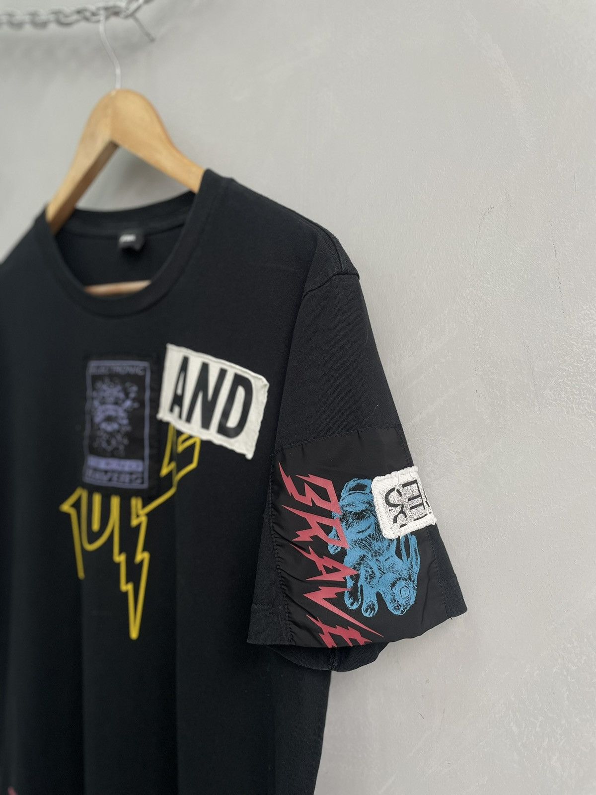 Designer × Diesel Vintage diesel patchwork rare t shirt y2k Size US M / EU 48-50 / 2 - 8 Thumbnail
