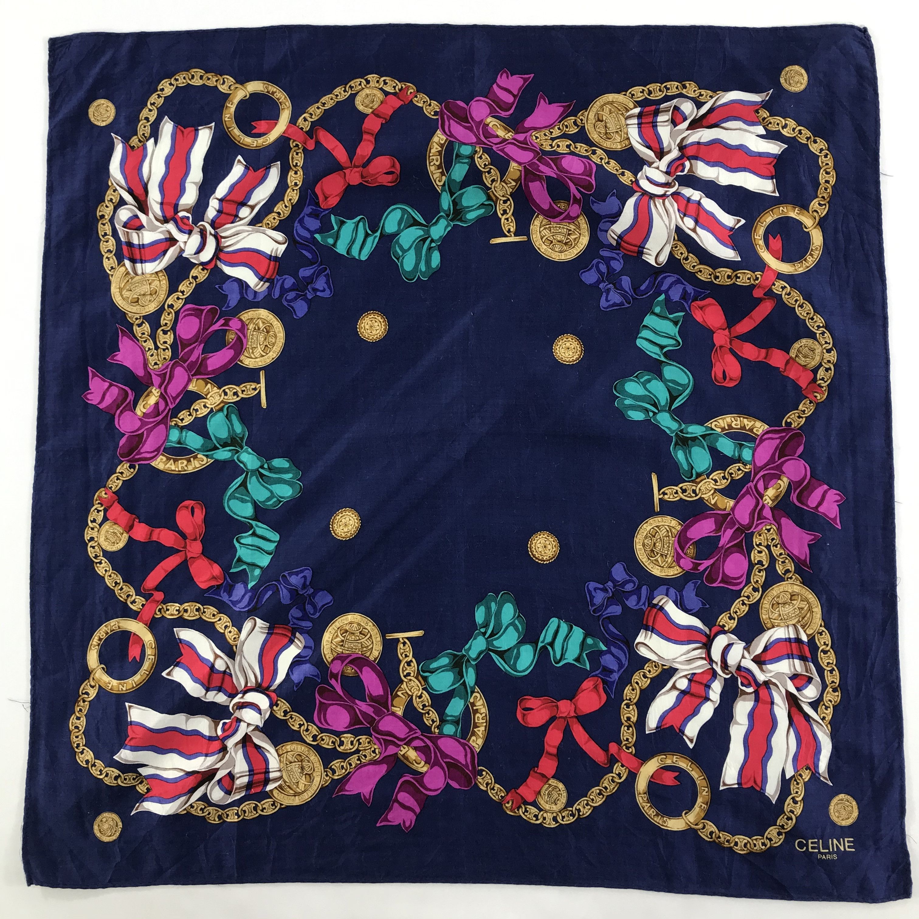 Celine Celine Bandana / Handkerchief / Neckerchief - S1204 Size ONE SIZE - 1 Thumbnail