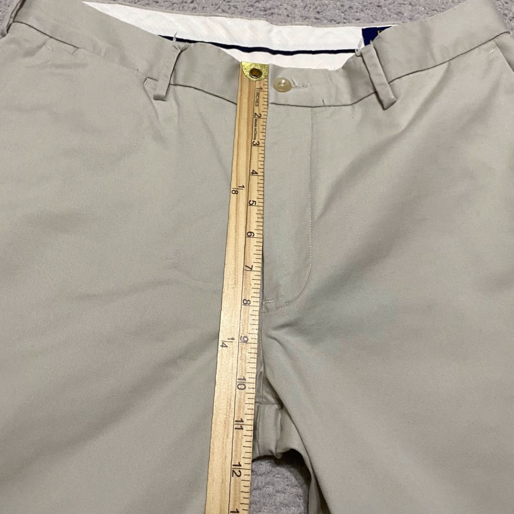 Polo Ralph Lauren Polo Ralph Lauren Pants Mens 33x30 Beige Chino Cotton Straight Mid Rise Classic Size US XS / EU 42 / 0 - 7 Thumbnail