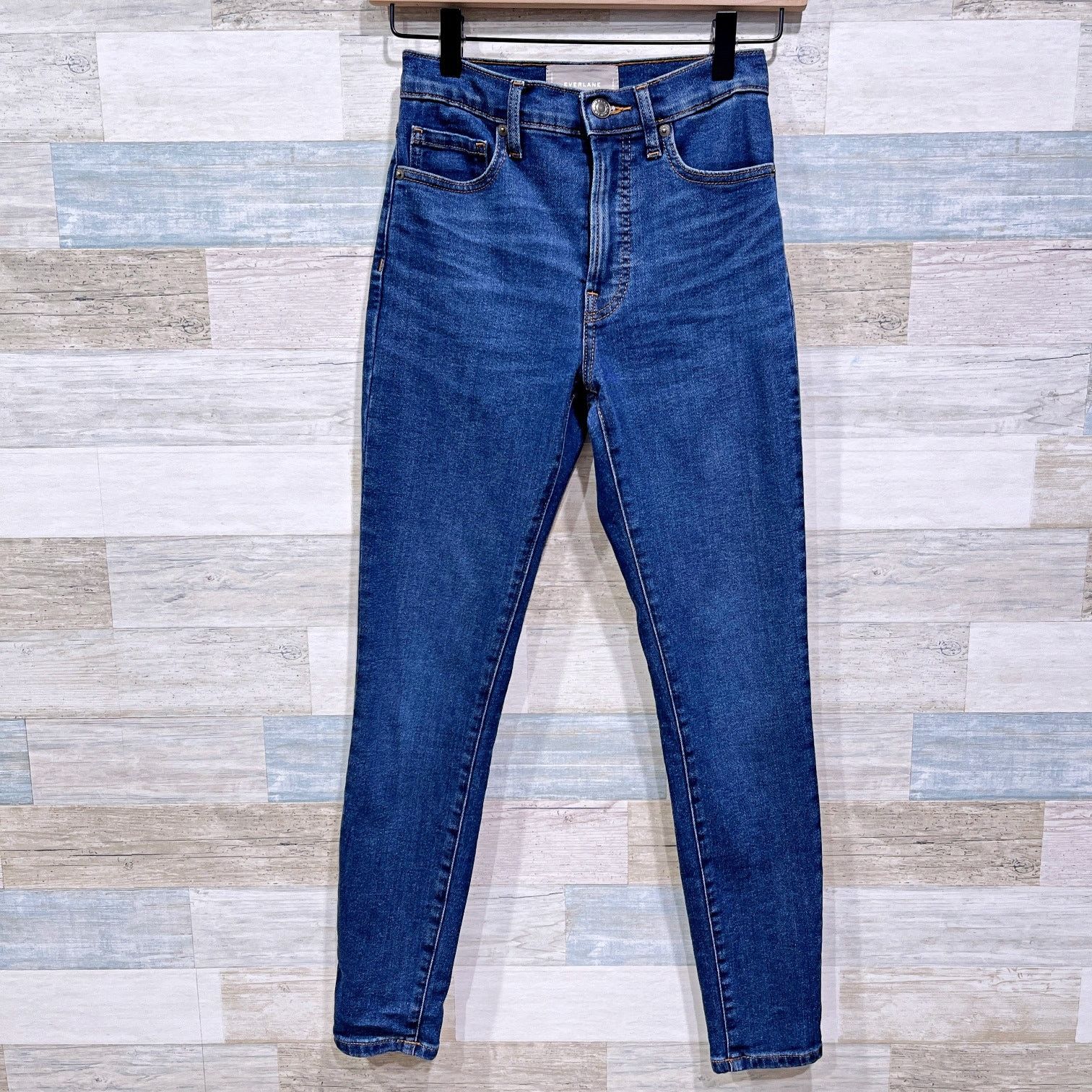 Everlane Everlane Authentic High-Rise Ankle Skinny Jeans 23 Size 23" - 1 Thumbnail