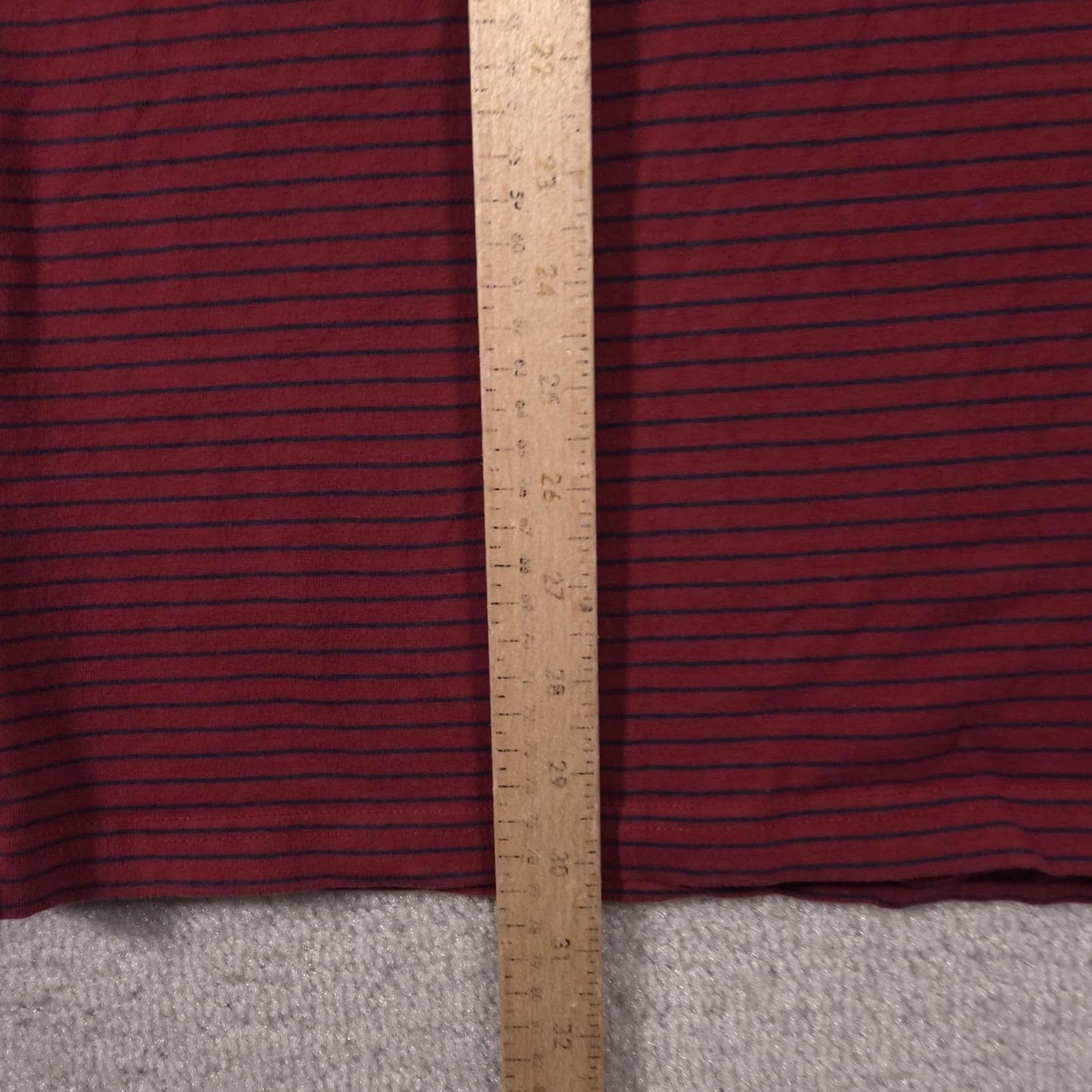 Vintage VINTAGE? No. Simply Southern Polo Shirt Mens 2XL Red Striped Long Sleeve Casual Knit Top Size US XXL / EU 58 / 5 - 7 Thumbnail