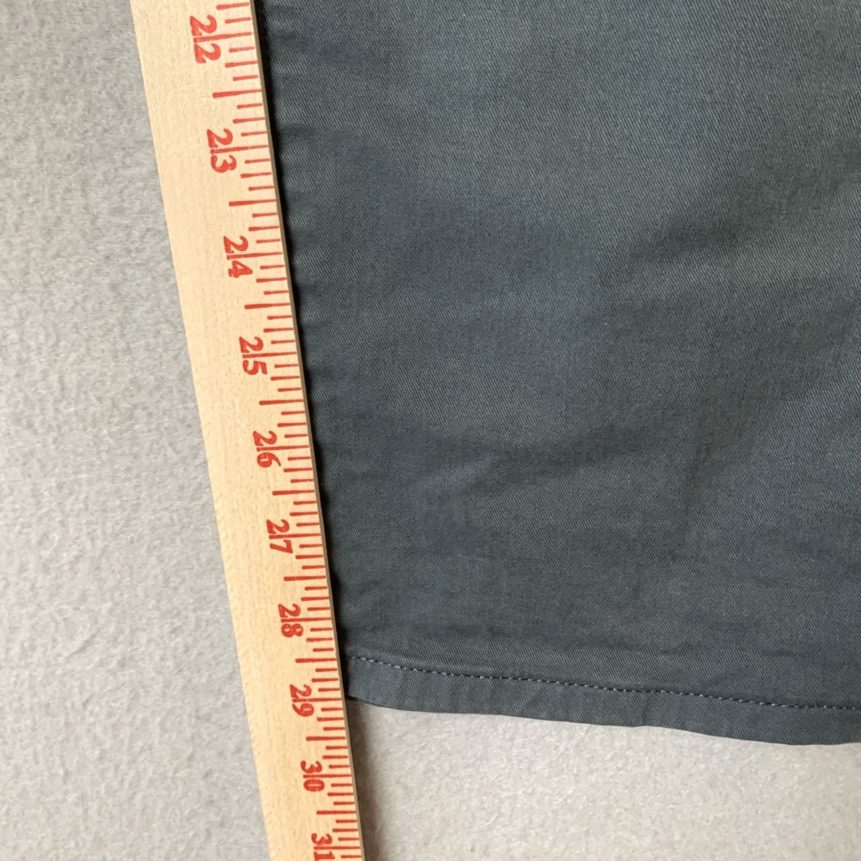 Flint And Tinder Flint And Tinder Jeans Slim Fit 31x30 31x29 Dark Gray Denim Cotton Blend 5-Pocket Button Zip Mens Regular Size Jeans Size US 31 - 6 Thumbnail