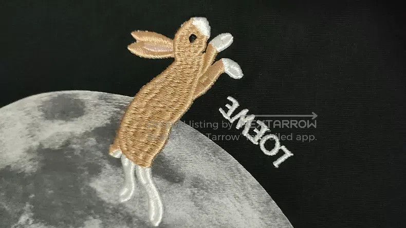 Loewe Loewe 25 co-branded women's T-shirts featuring a moon prin Size L / US 10 / IT 46 - 3 Thumbnail