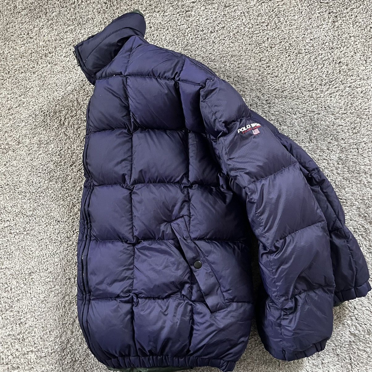 Polo Ralph Lauren 🔴Polo Sport Puffer Jacket Size XL Navy Blue Bubble WuTang Size US XL / EU 56 / 4 - 10 Thumbnail