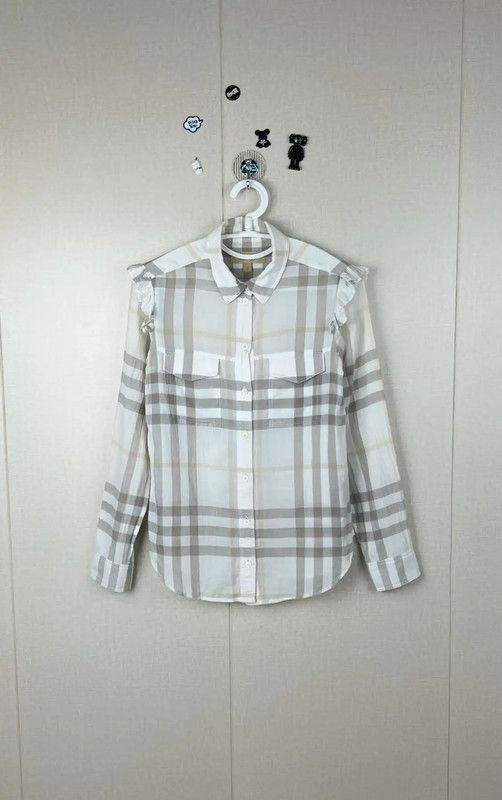 Burberry Burberry Color-Block Cotton Women’s Shirt Size XL / US 12-14 / IT 48-50 - 1 Thumbnail