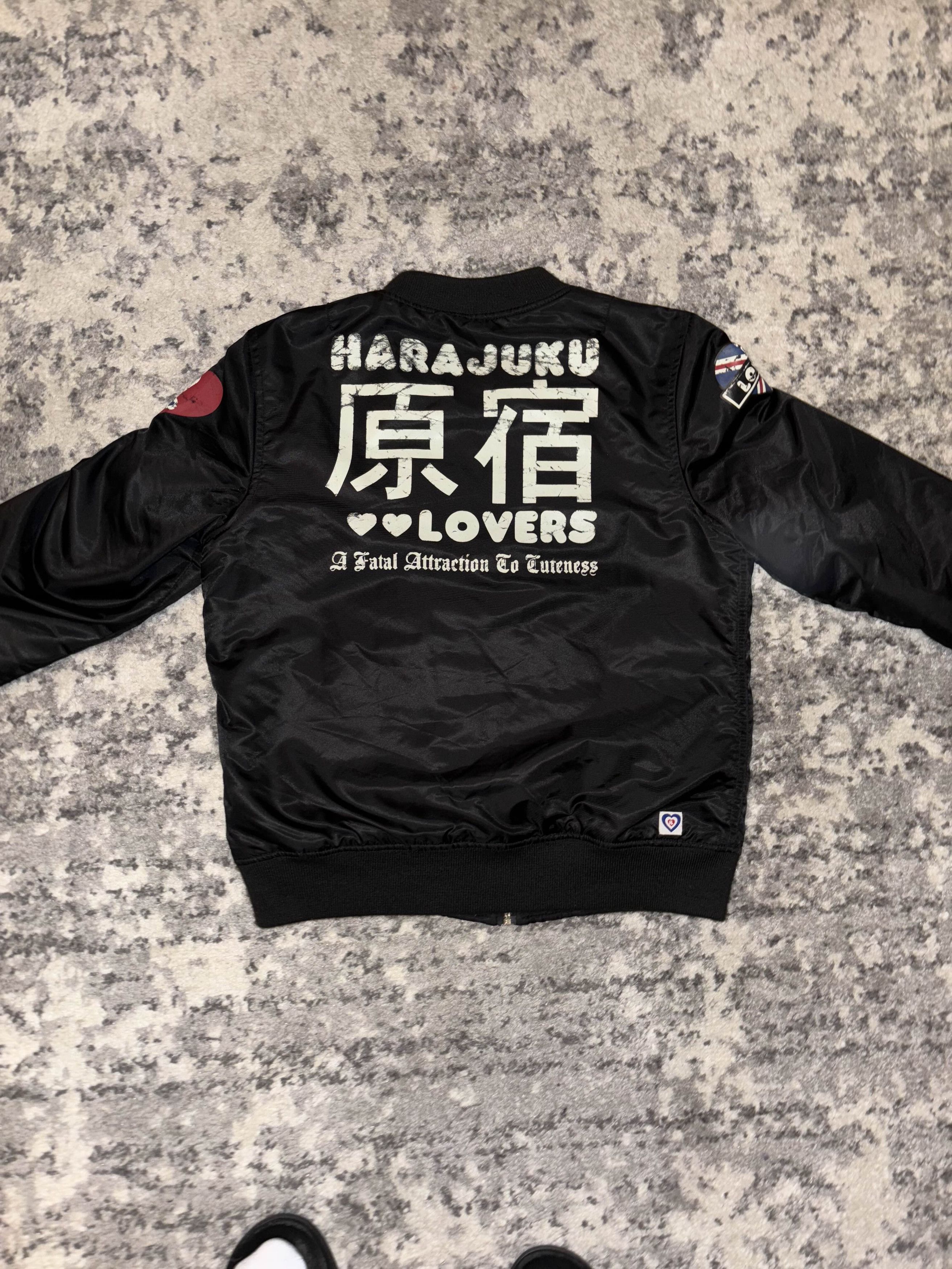 Japanese Brand Y2K Harajuku Lovers Bomber Jacket Size US S / EU 44-46 / 1 - 2 Thumbnail