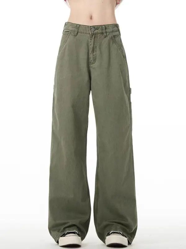 VIBE Green High Street Vintage Loose Jeans Size US 29 - 5 Thumbnail