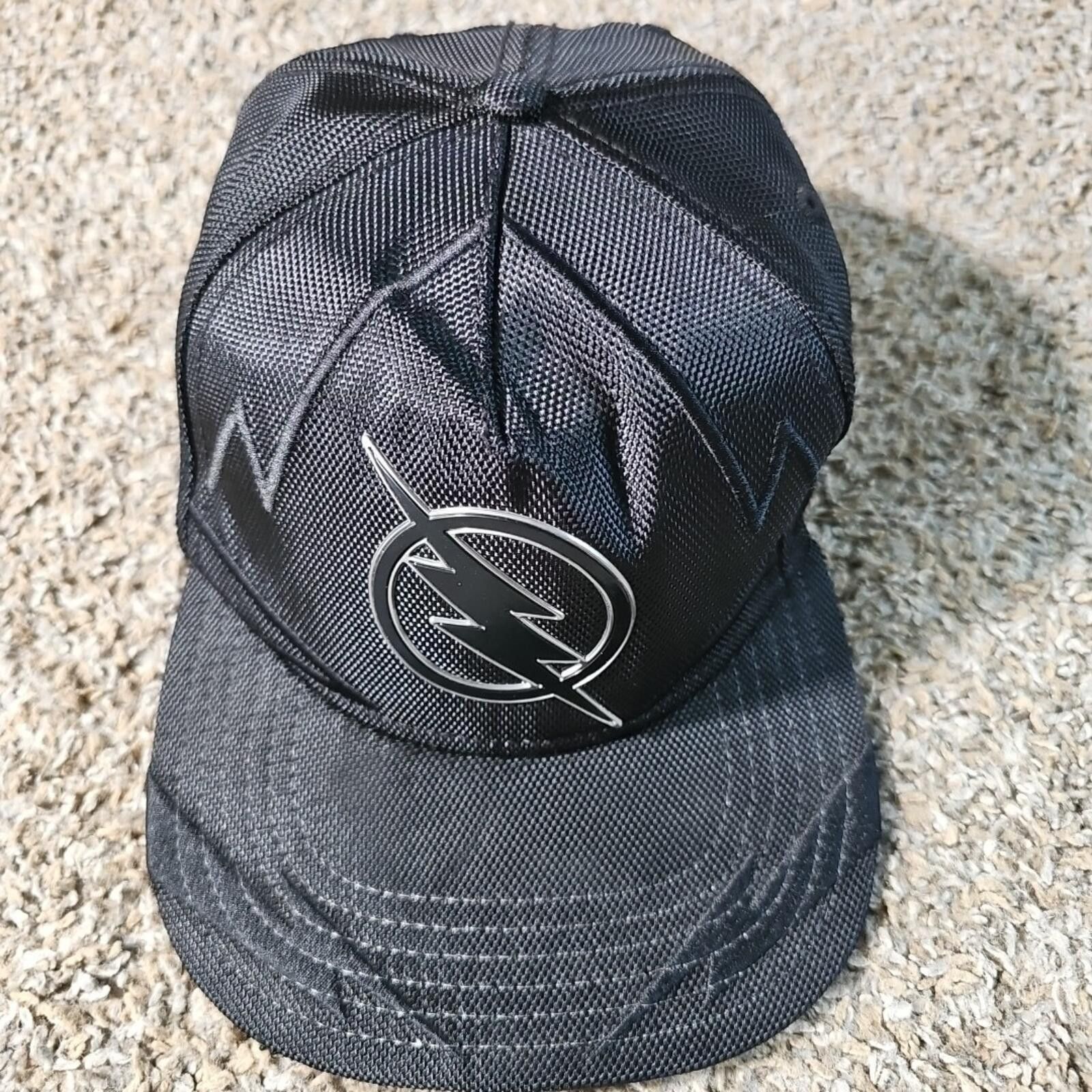 DC Comics DC Comics Black The Flash Fastest Man Alive Snapback Hat Size ONE SIZE - 2 Thumbnail
