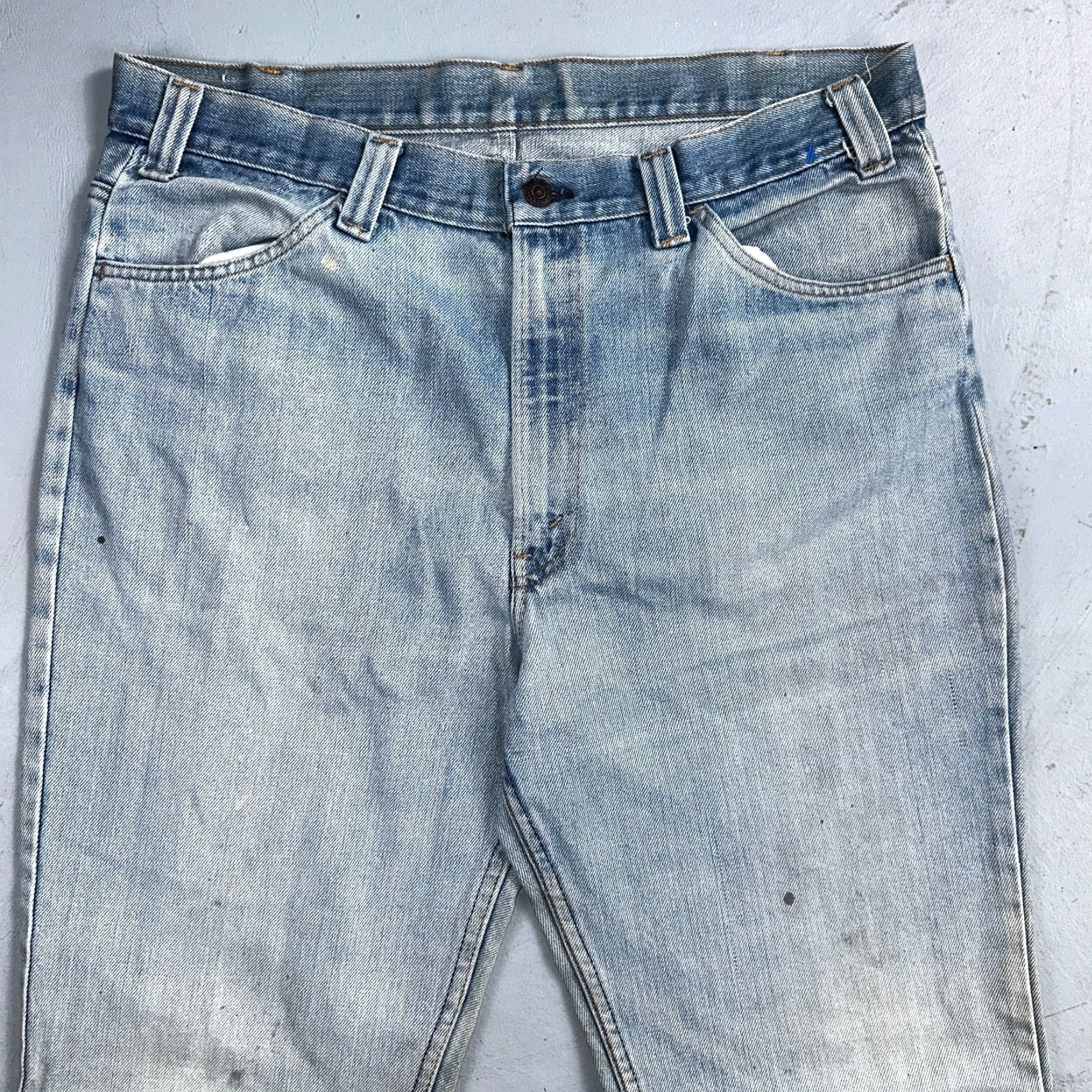 Levi's VINTAGE Levi's 517 Jeans Bootcut Classic 36x30 Denim USA Blue Men Leather Brand/100% Cotton Mid Rise Adults 80s Mens US Flag Theme Size US 36 / EU 52 - 2 Thumbnail