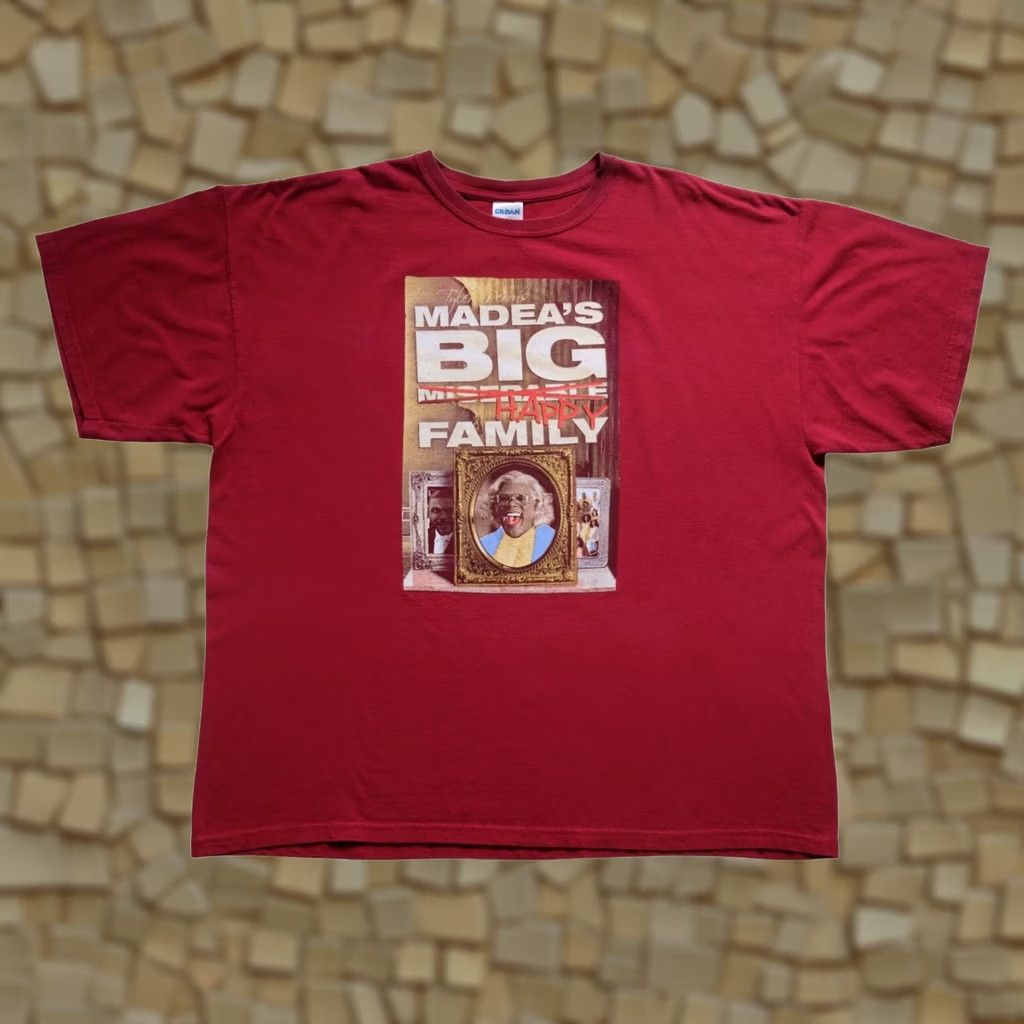 Gildan VINTAGE Madea Movie Promo Big Happy Family Graphic T Shirt 2XL Red Cotton Gildan Men N/A Size US XXL / EU 58 / 5 - 1 Thumbnail