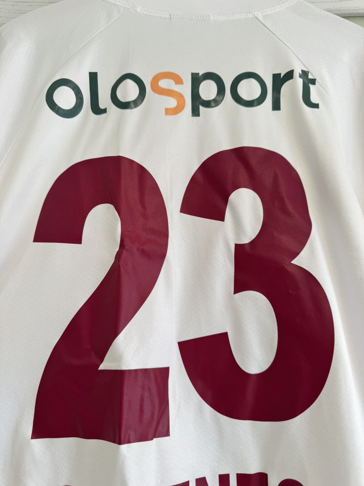 Errea Di Zenzo #23 Bellinzona 2008-2009 Away Soccer Jersey Shirt Size US L / EU 52-54 / 3 - 9 Thumbnail
