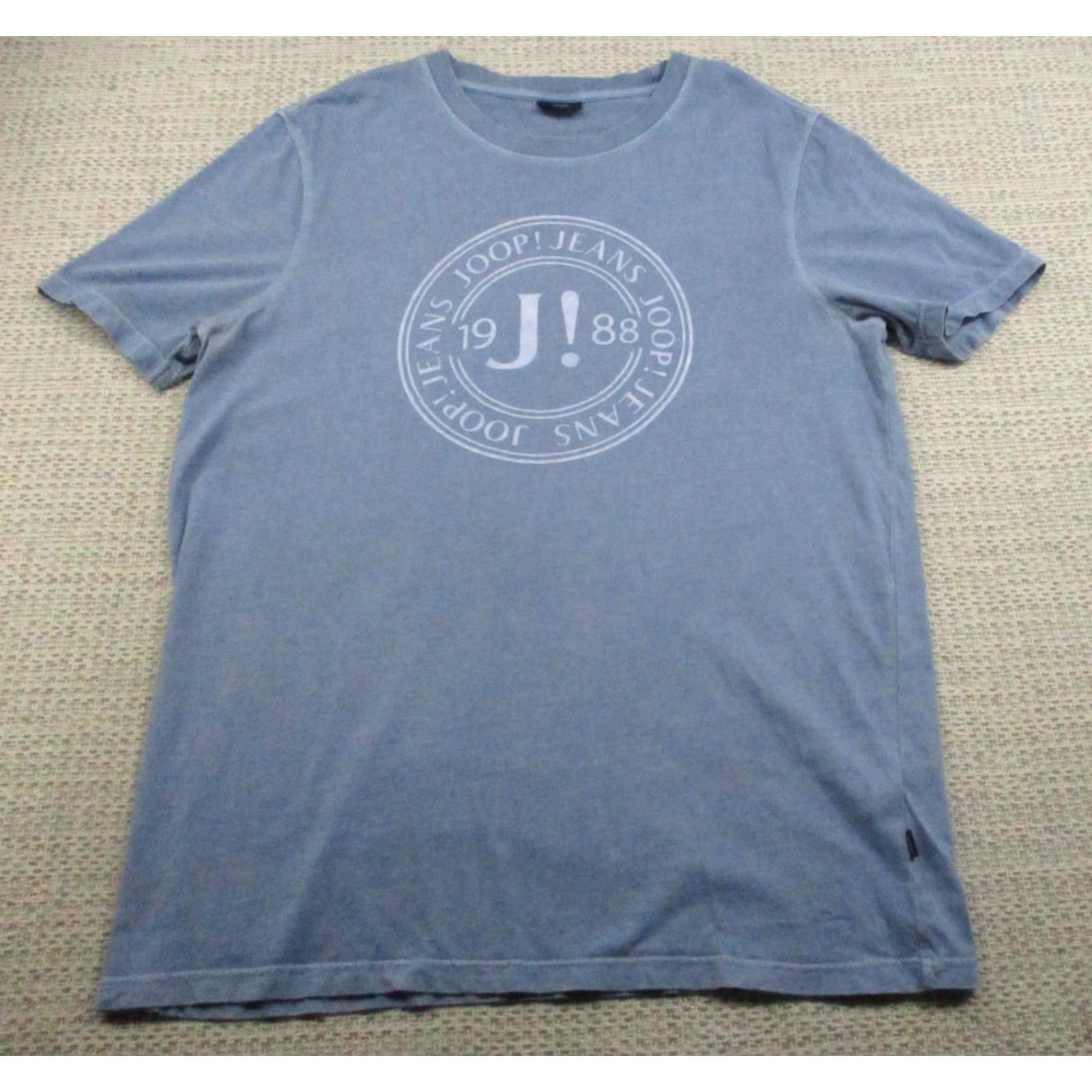 Vintage Joop Jeans Shirt Mens Large Blue Modern Fit 1988 J! Logo Graphic Tee Casual Size US L / EU 52-54 / 3 - 2 Thumbnail