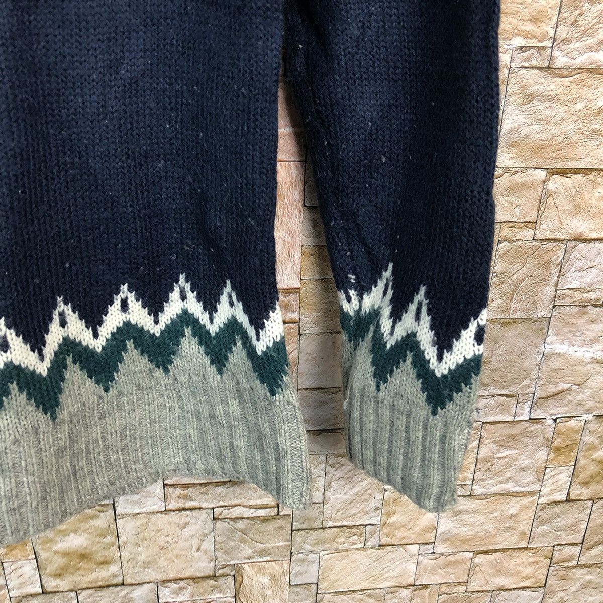 GU GU Dark Blue navajo Knitwear #A395 Size M / US 6-8 / IT 42-44 - 8 Thumbnail