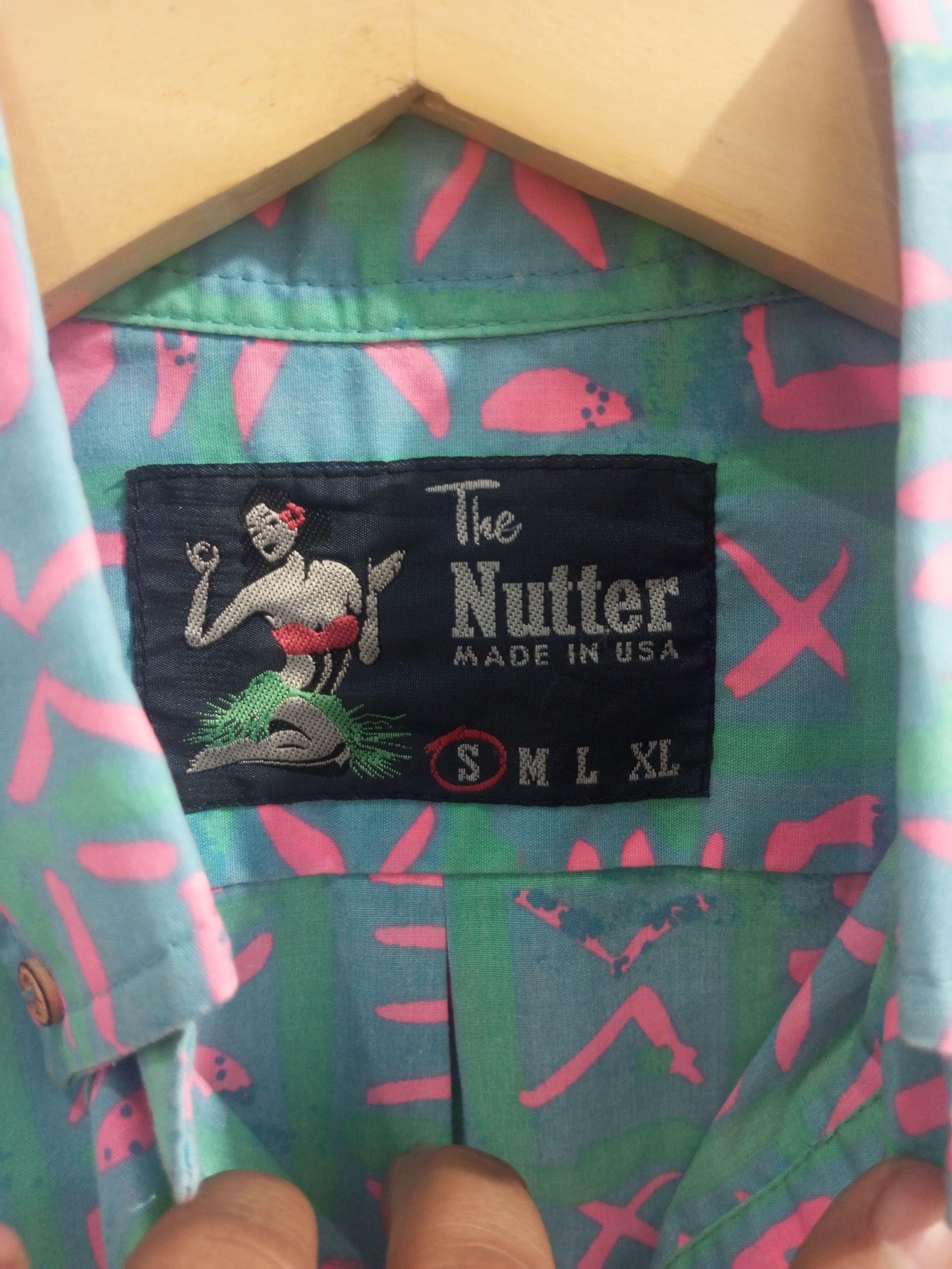 20471120 Vintage the nutter half button open colar hawaiian shirt Size US S / EU 44-46 / 1 - 11 Thumbnail