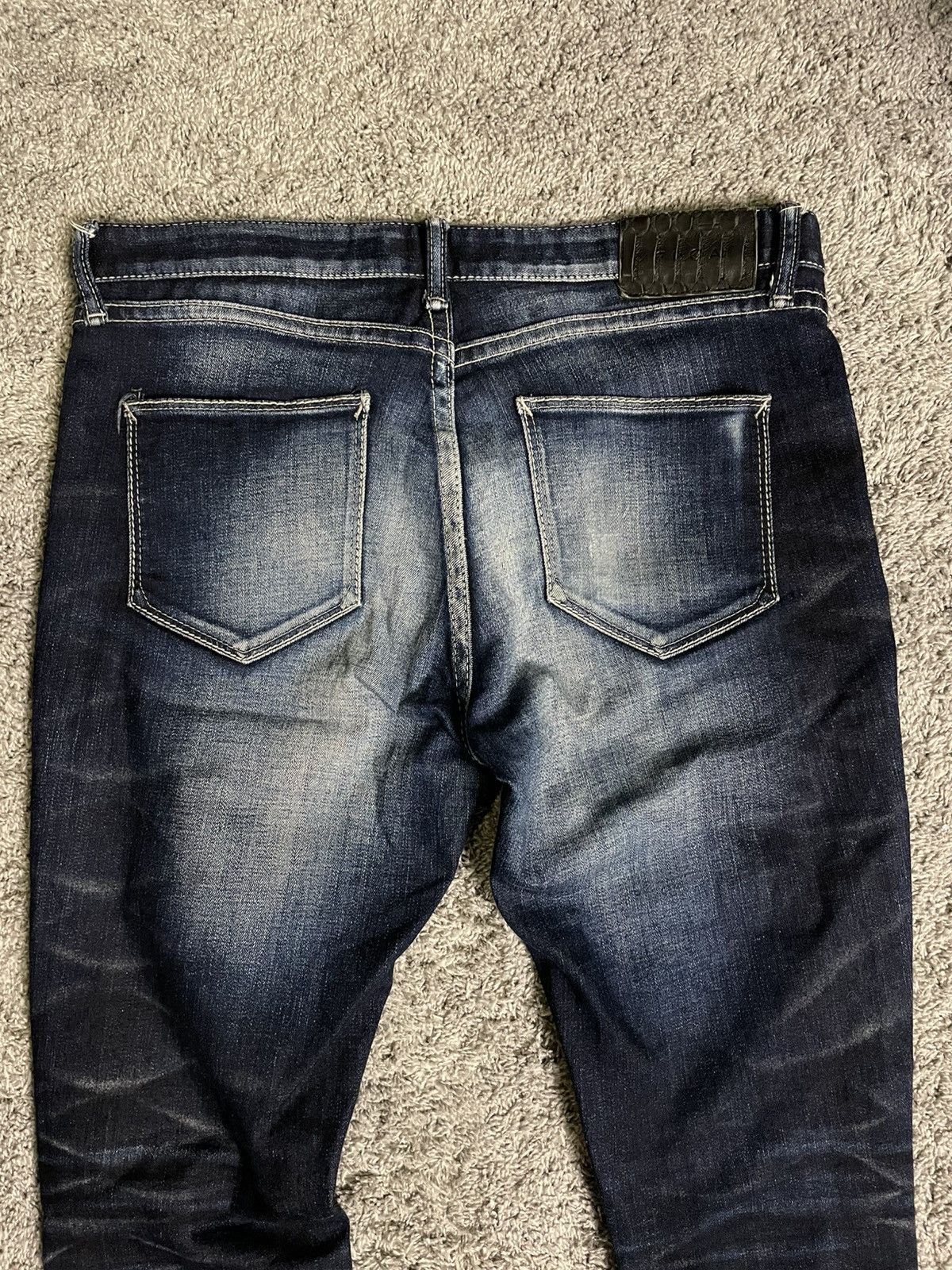 GOSTAR DE FUGA Fuga Skinny Dyed Seasoned Denim Size US 32 / EU 48 - 13 Thumbnail