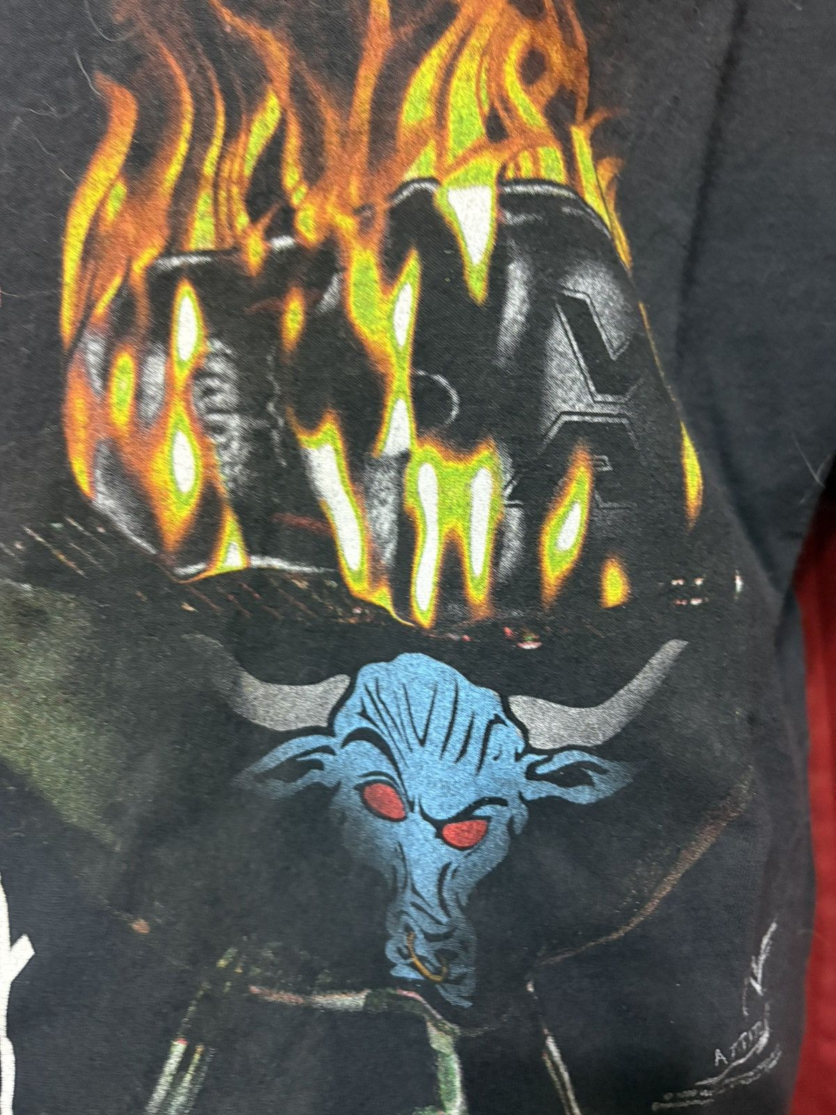 WWF Vintage The Rock WWF WWE Tshirt 90’s Wrestling Grail Size US XL / EU 56 / 4 - 3 Thumbnail