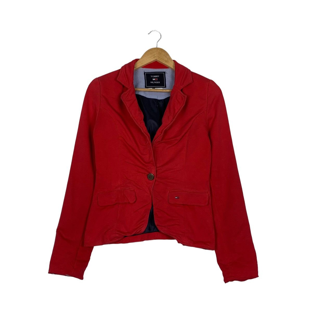 Tommy Hilfiger TOMMY HILFIGER Red Casual Menswear Jacket #1030-C46 Size S / US 4 / IT 40 - 1 Thumbnail