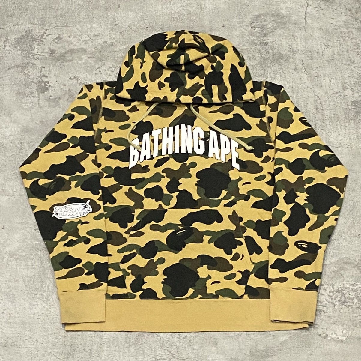 Bape Bape Spellout Camo Pullover Size US L / EU 52-54 / 3 - 1 Thumbnail