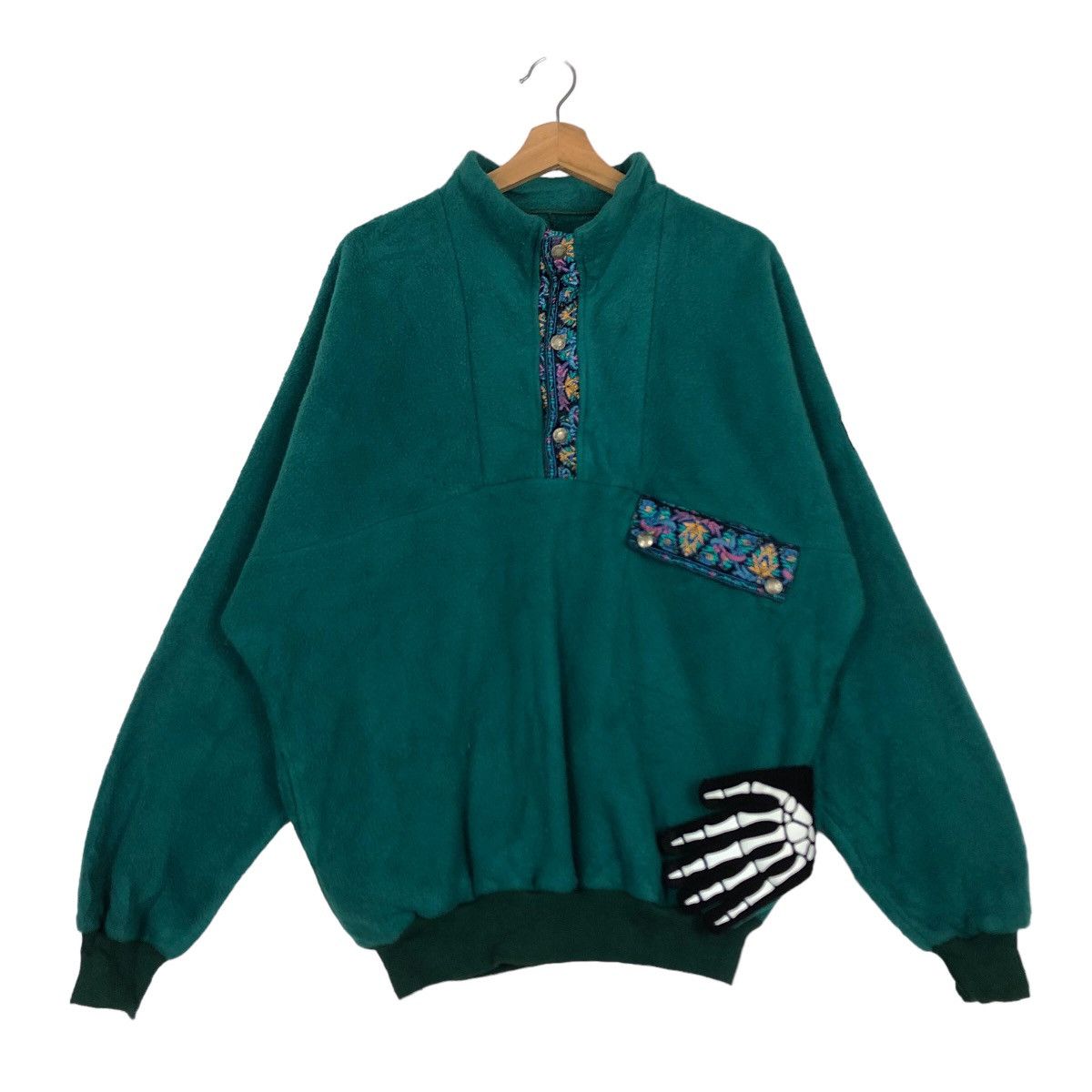 Japanese Brand 🔥90’s Vintage Millet Fleece Bomber Sweatshirt Design Size US L / EU 52-54 / 3 - 2 Thumbnail