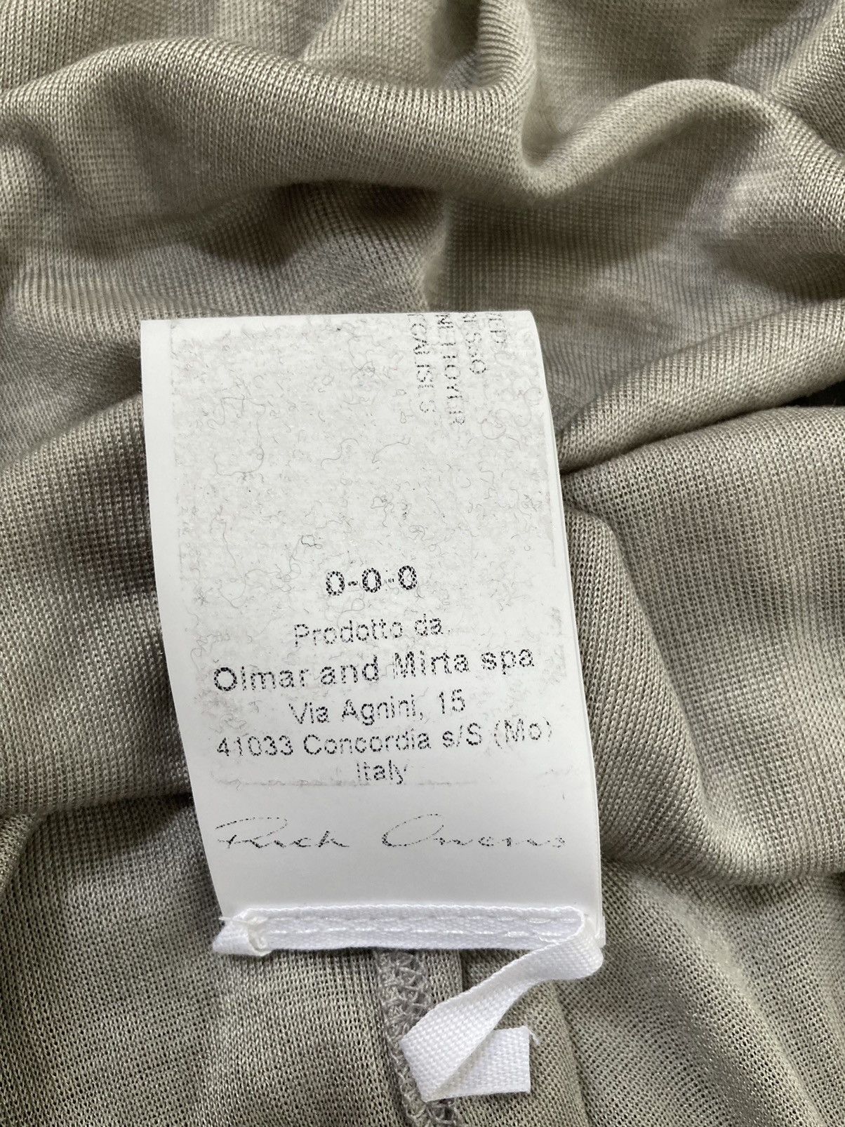 Rick Owens F/W 15 "SPHINX" Sample Silk Longsleeve Second Skin T-Shirt Size US M / EU 48-50 / 2 - 15 Thumbnail