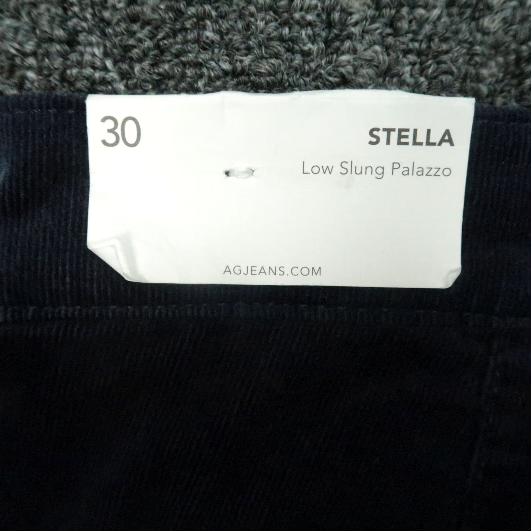 Vintage VINTAGE: No — AG Adriano Goldschmied Pants Women 30 Blue Stella Low Slung Palazzo Wide-Leg NWT Size 30" / US 8 / IT 44 - 7 Thumbnail