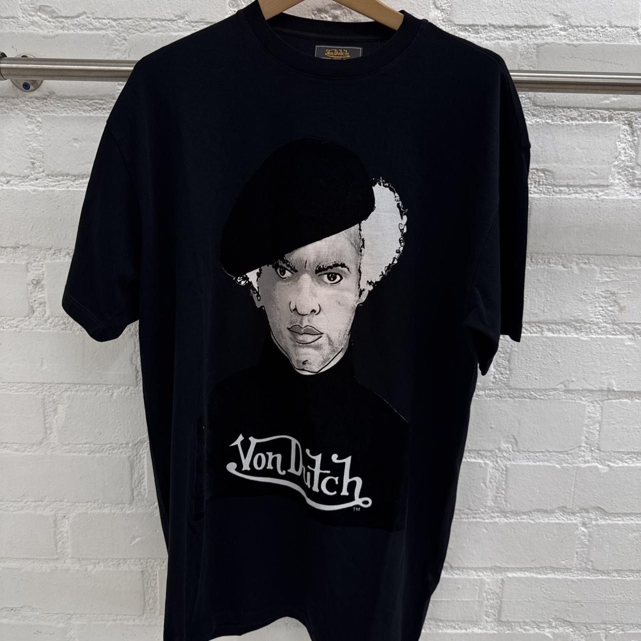 Von Dutch Von Dutch Paris Black Artist Portrait Graphic T-Shirt Size L Size US L / EU 52-54 / 3 - 1 Thumbnail