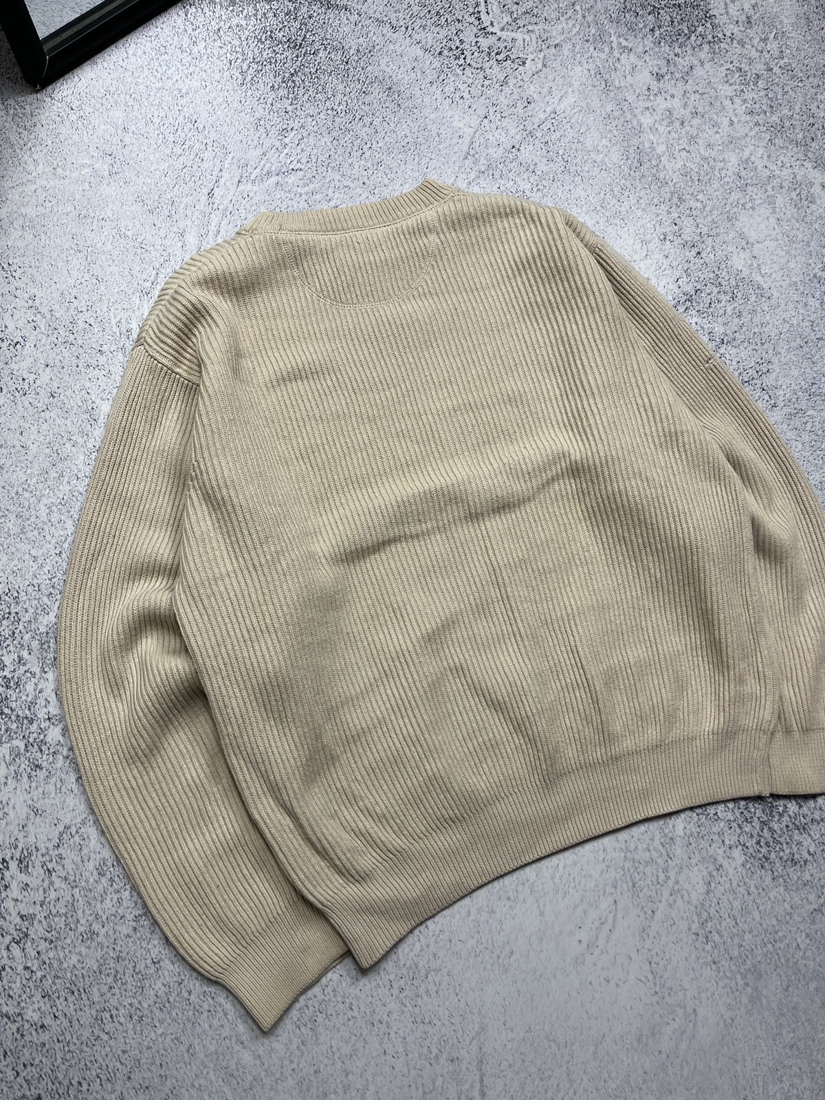 Fred Perry Vintage Fred Perry Heavy Knit Crew Neck Boxy Sweater Y2k Size US M / EU 48-50 / 2 - 13 Thumbnail