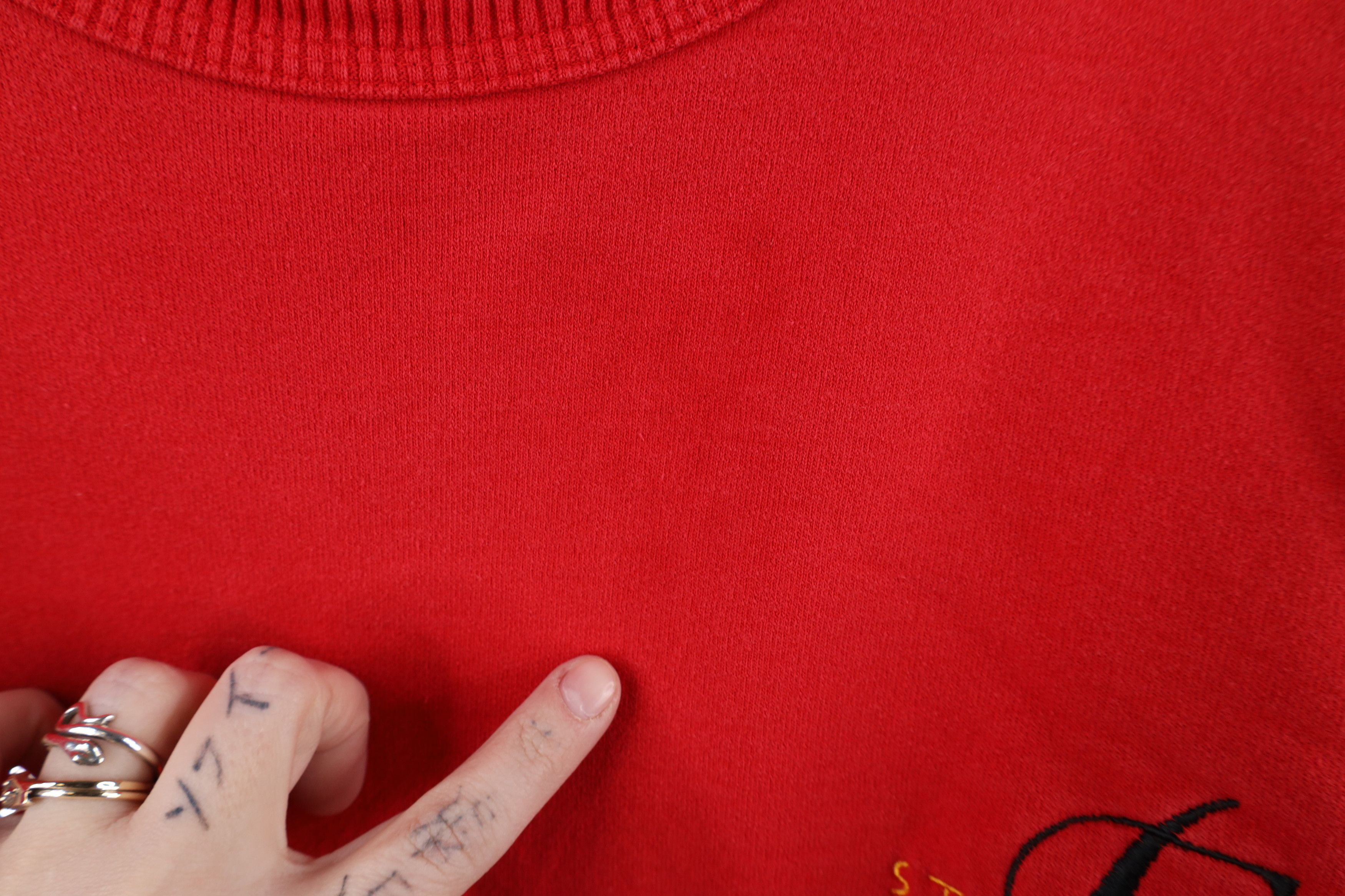 Vintage Vintage 90s Spell Stratford Festival Crewneck Sweatshirt Red Size US XL / EU 56 / 4 - 5 Thumbnail