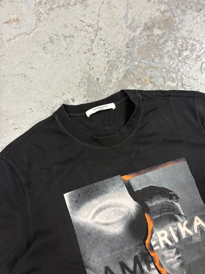 Givenchy SS2015 Givenchy Amerika Black T-Shirt by Riccardo Tisci Size US M / EU 48-50 / 2 - 5 Thumbnail