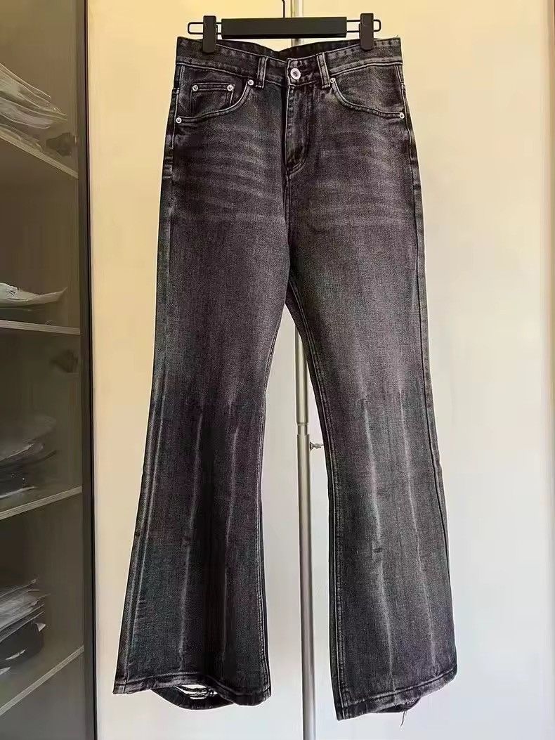 Vintage Distressed Flared Washed Streetwear Design Jeans Size US 34 / EU 50 - 2 Thumbnail