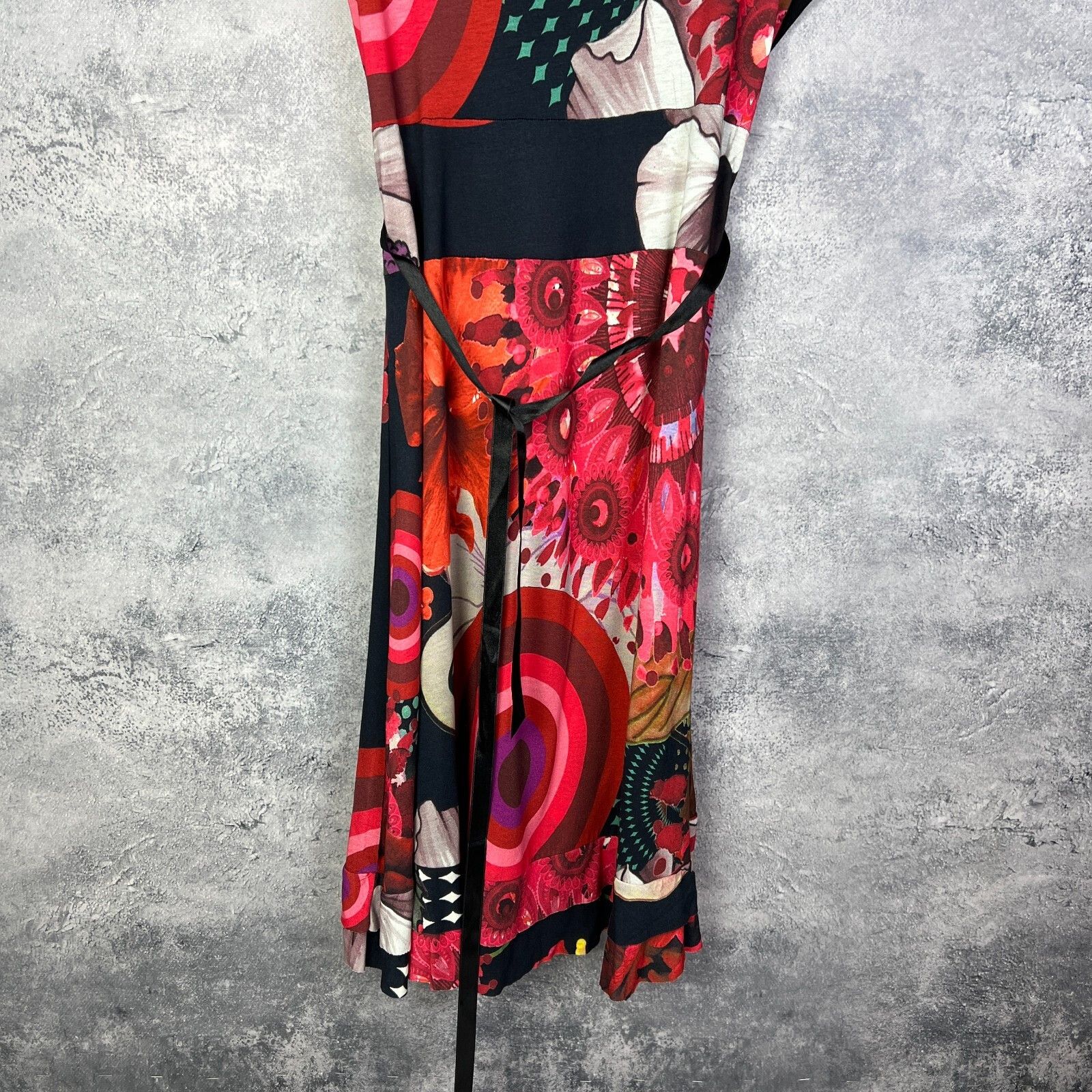 Desigual Desigual Dress Women's Size XL Multicolor Short Sleeve ` Size XL / US 12-14 / IT 48-50 - 3 Thumbnail