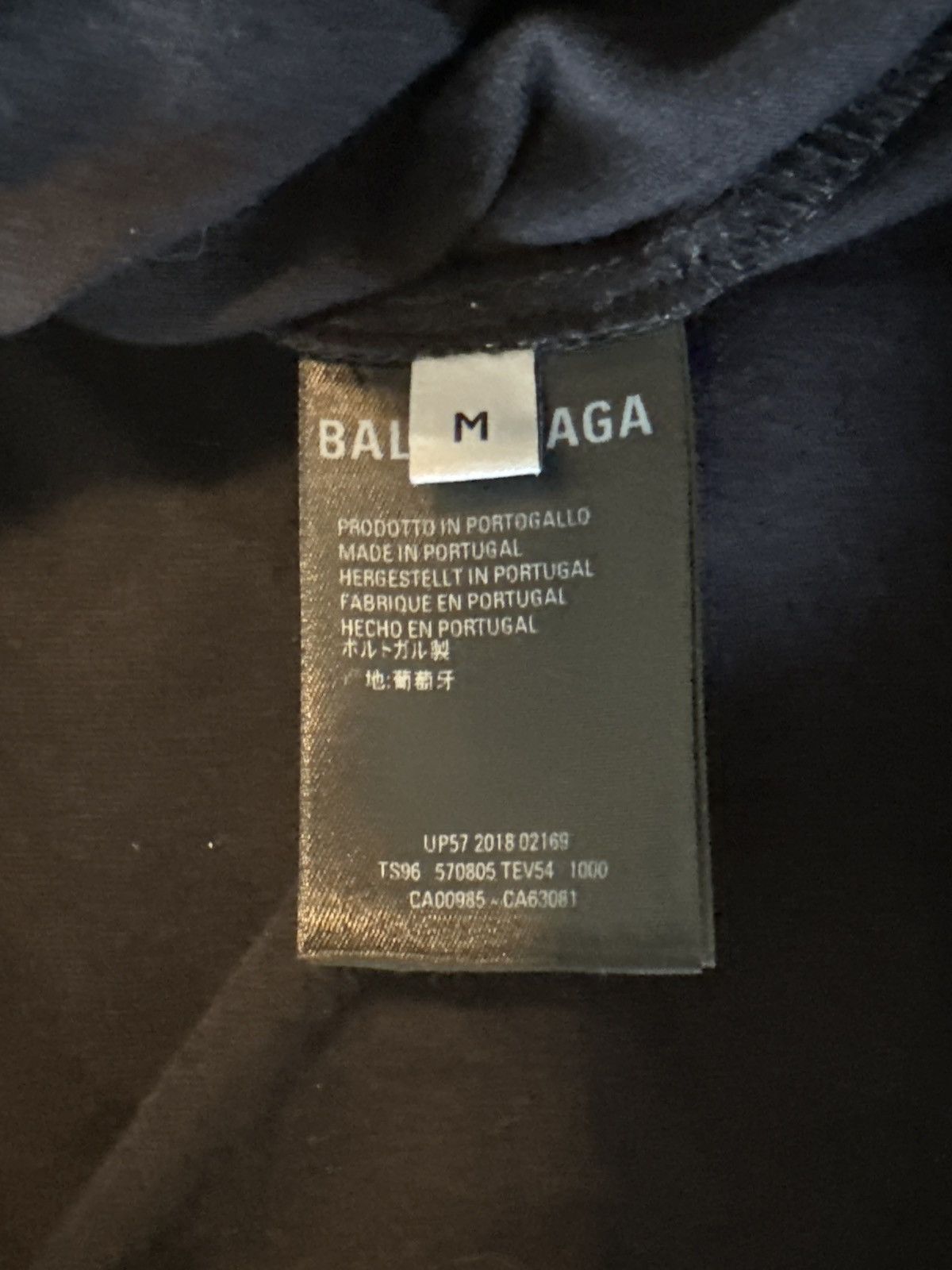 Balenciaga Balenciaga Black All Over Tee Size US M / EU 48-50 / 2 - 3 Thumbnail