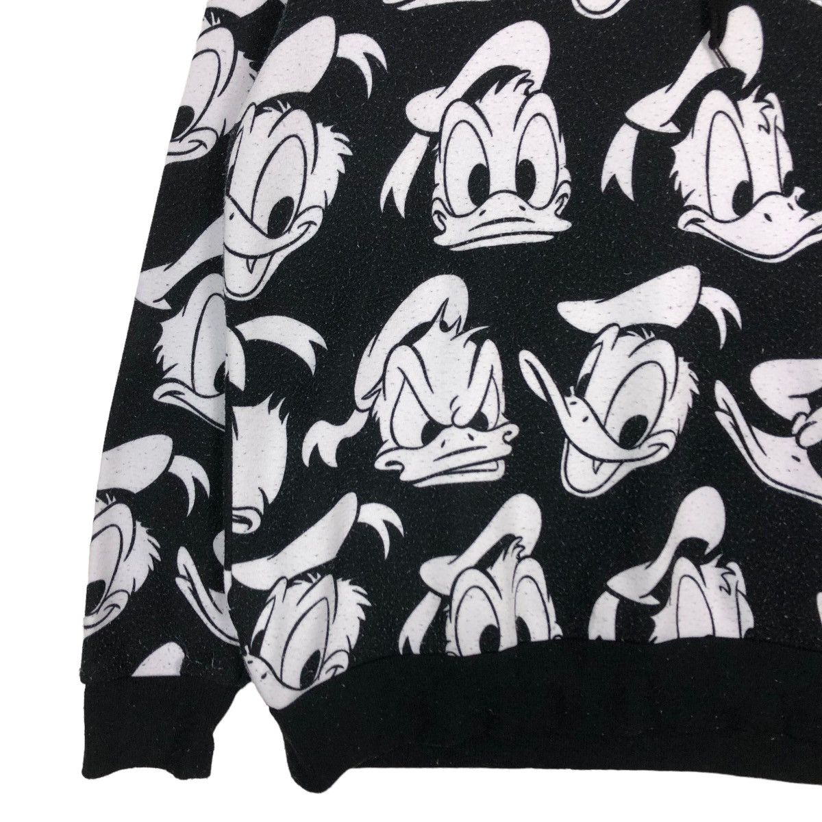 Cartoon Network 🔥Vintage Donald Duck Disney Over Print Hoodie Jacket Size US L / EU 52-54 / 3 - 4 Thumbnail