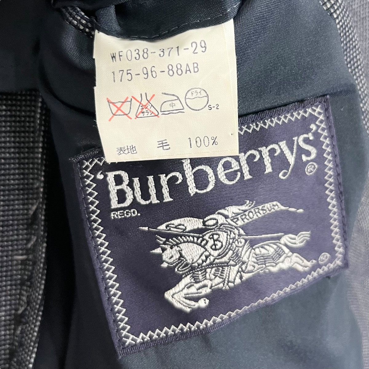 Burberry × Vintage Vintage 90s Burberrys Mens Blazer Jacket Size US M / EU 48-50 / 2 - 8 Thumbnail
