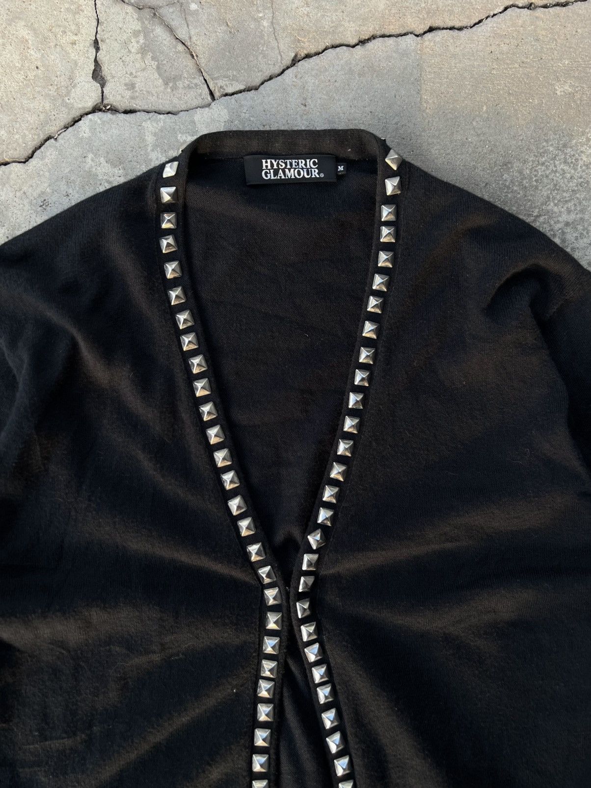 Hysteric Glamour 2000s hysteric glamour studded cardigan Size US M / EU 48-50 / 2 - 4 Thumbnail